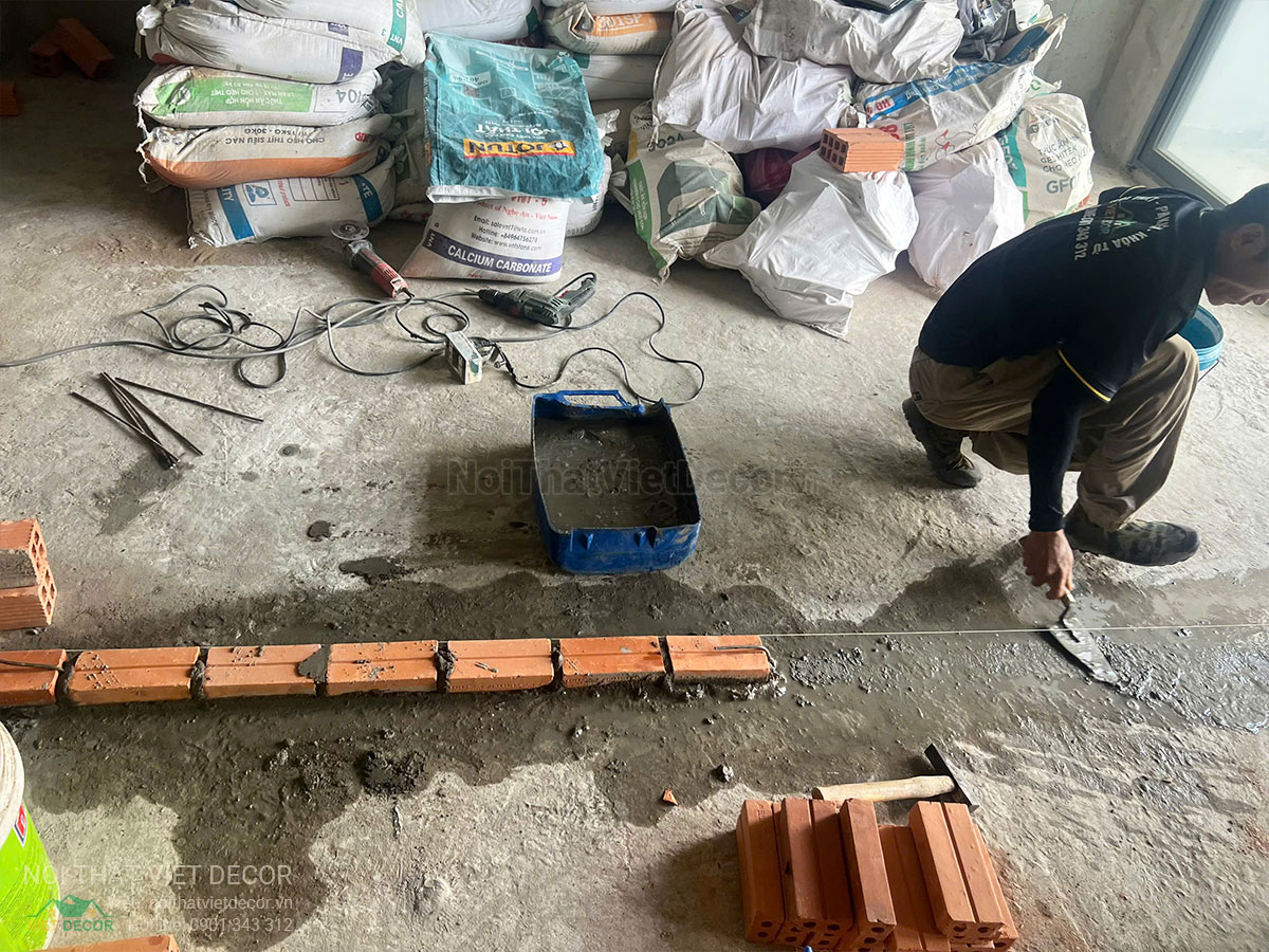 Nội Thất Việt Decor thiết kế thi công trang trí xây dựng hoàn thiện, tủ bếp căn hộ 2 phòng ngủ thuộc dự án chung cư Lavida Plus quận 7 tp HCM
