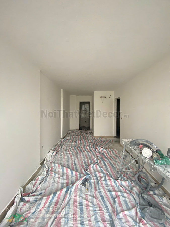 Nội Thất Việt Decor thiết kế thi công trang trí xây dựng hoàn thiện, tủ bếp căn hộ 2 phòng ngủ thuộc dự án chung cư Lavida Plus quận 7 tp HCM