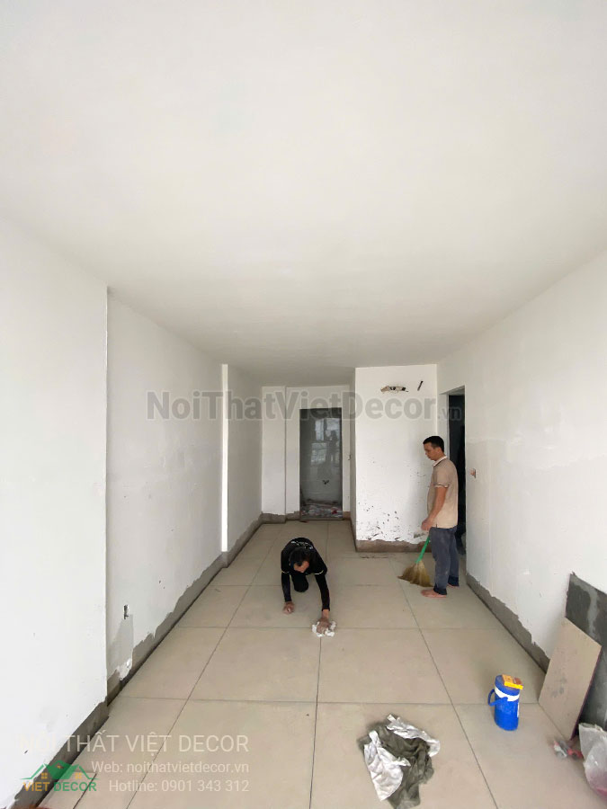 Nội Thất Việt Decor thiết kế thi công trang trí xây dựng hoàn thiện, tủ bếp căn hộ 2 phòng ngủ thuộc dự án chung cư Lavida Plus quận 7 tp HCM