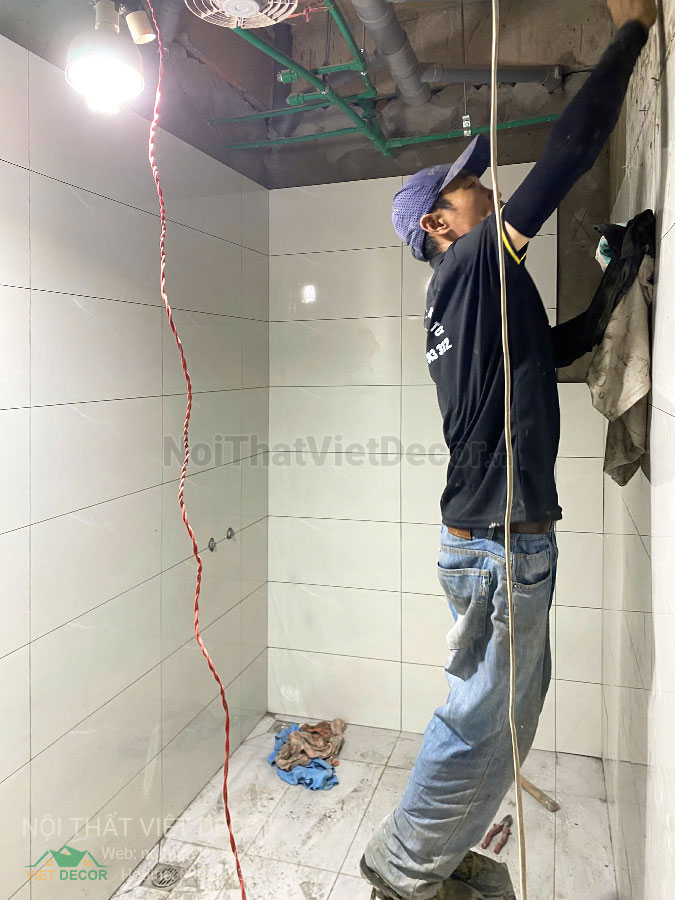Nội Thất Việt Decor thiết kế thi công trang trí xây dựng hoàn thiện, tủ bếp căn hộ 2 phòng ngủ thuộc dự án chung cư Lavida Plus quận 7 tp HCM