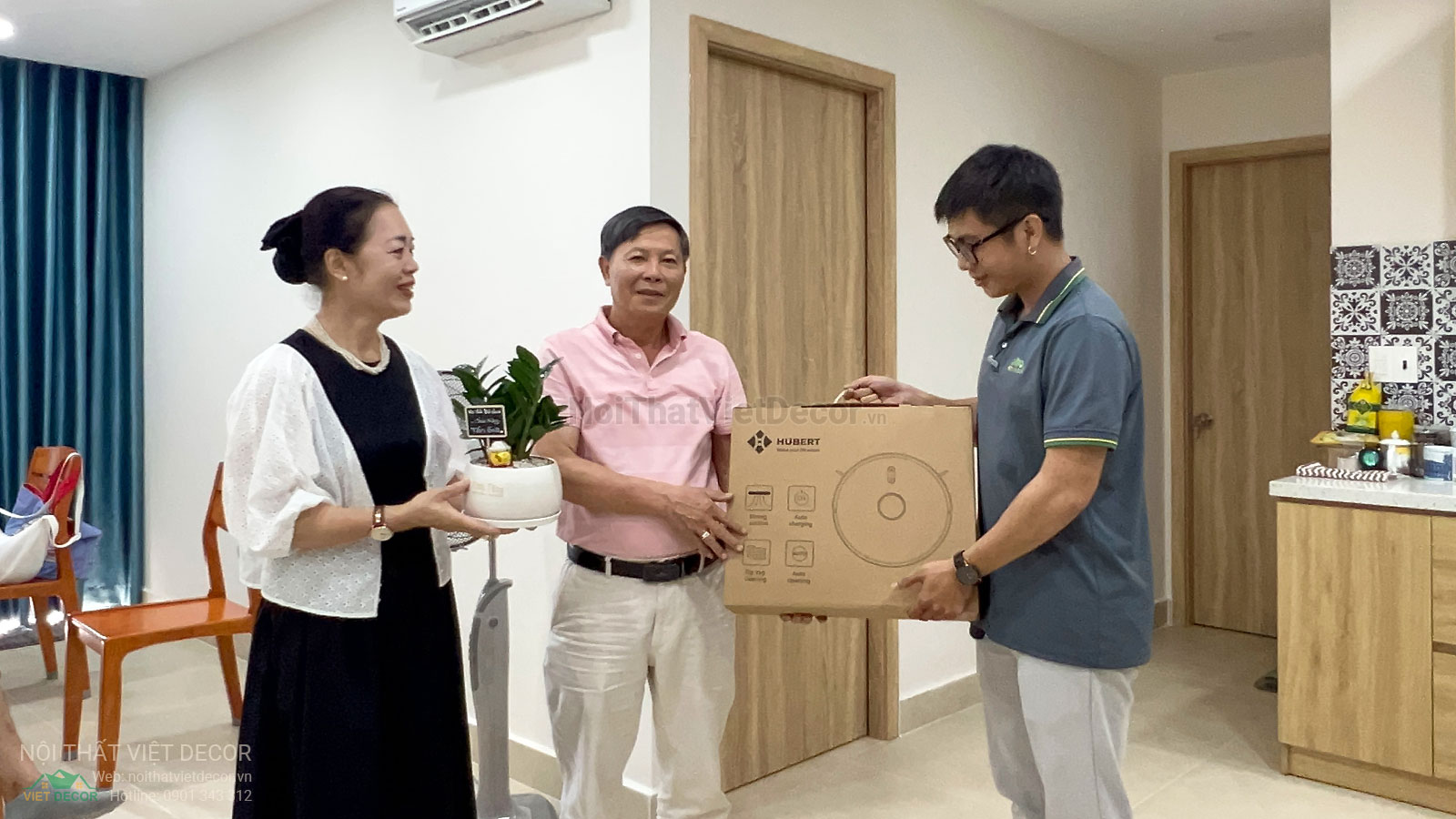 Nội Thất Việt Decor thiết kế thi công trang trí xây dựng hoàn thiện, tủ bếp căn hộ 2 phòng ngủ thuộc dự án chung cư Lavida Plus quận 7 tp HCM