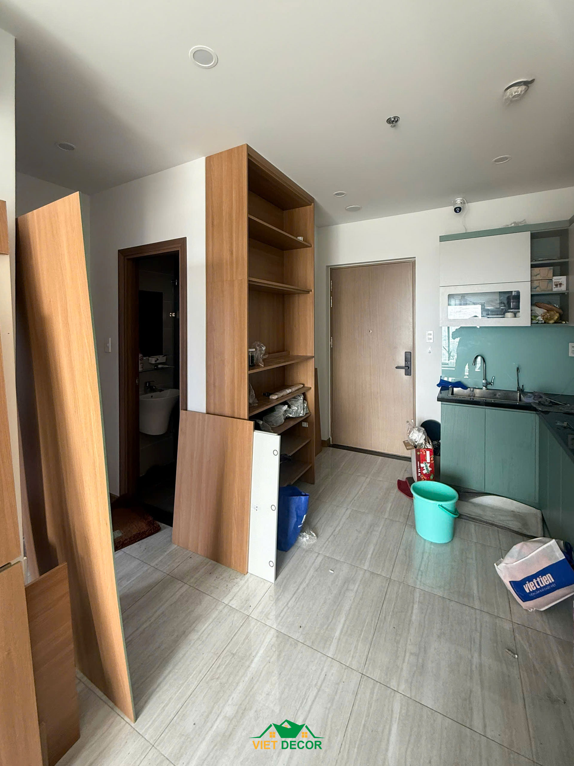 Nội Thất Việt Decor thiết kế, thi công nội thất căn hộ 2 phòng ngủ Bcons Green Topaz TP HCM, thi công nội thất