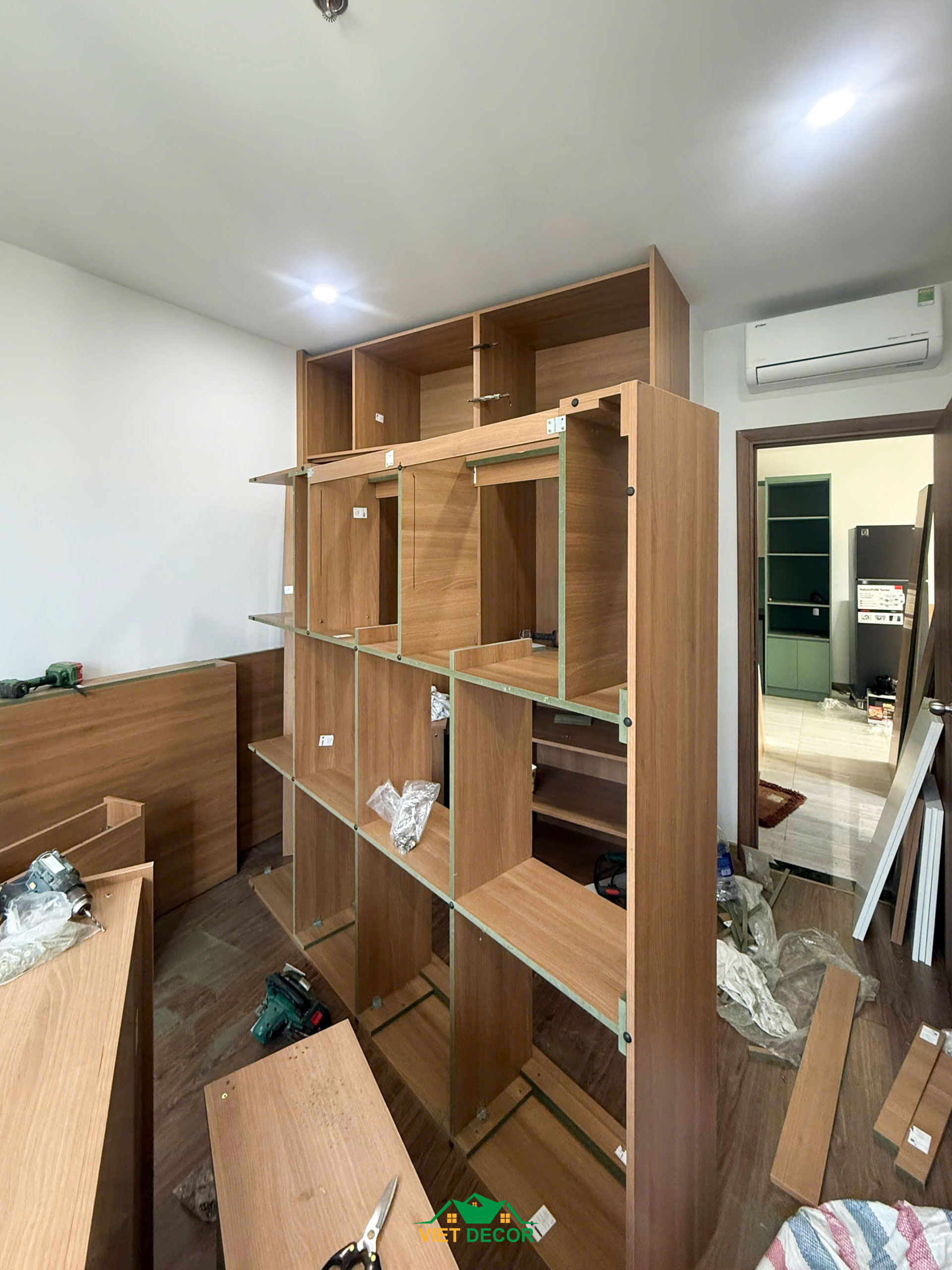 Nội Thất Việt Decor thiết kế, thi công nội thất căn hộ 2 phòng ngủ Bcons Green Topaz TP HCM, thi công nội thất