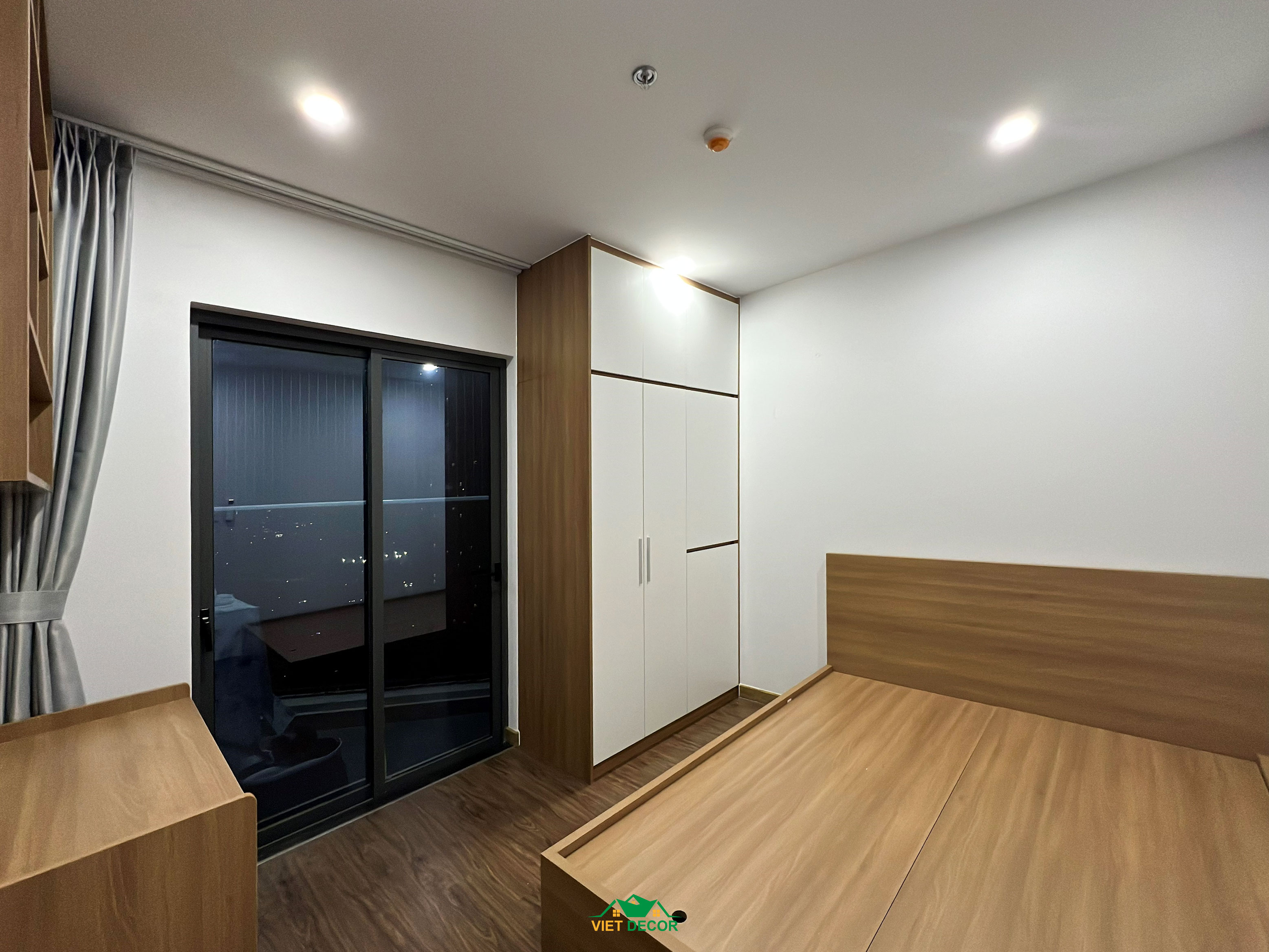 Nội Thất Việt Decor thiết kế, thi công nội thất căn hộ 2 phòng ngủ Bcons Green Topaz TP HCM,  phòng ngủ nhỏ
