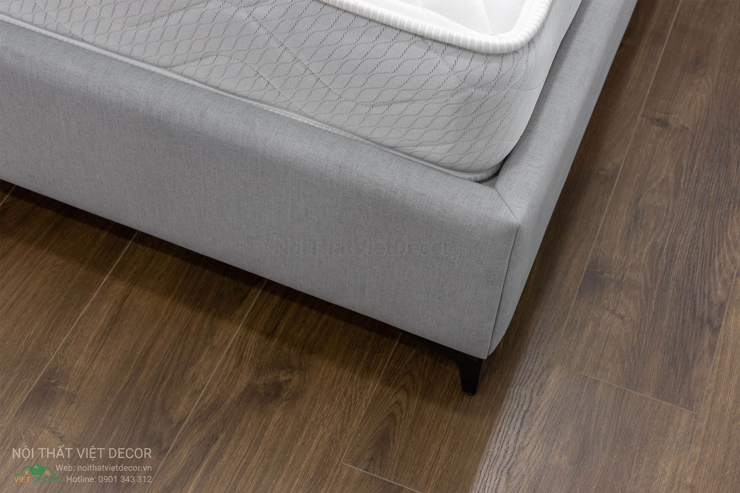 Nội Thất Việt Decor thiết kế thi công trang trí xây dựng hoàn thiện, nội thất căn hộ 2 phòng ngủ dự án chung cư Lavida Plus quận 7 tp HCM, phòng ngủ