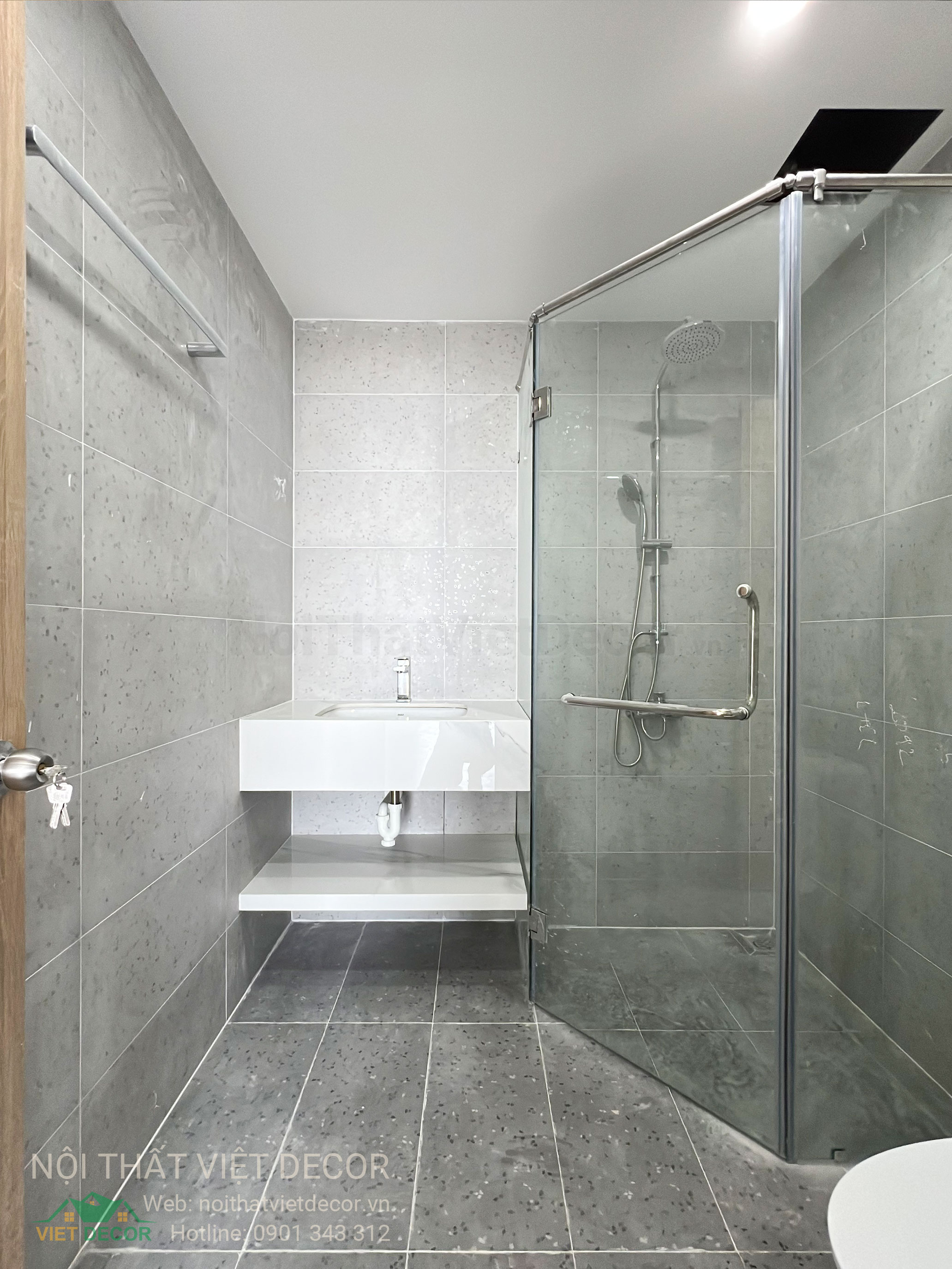 Nội Thất Việt Decor thiết kế thi công trang trí xây dựng hoàn thiện, nội thất căn hộ 2 phòng ngủ dự án chung cư Lavida Plus quận 7 tp HCM, thi công hoàn thiện