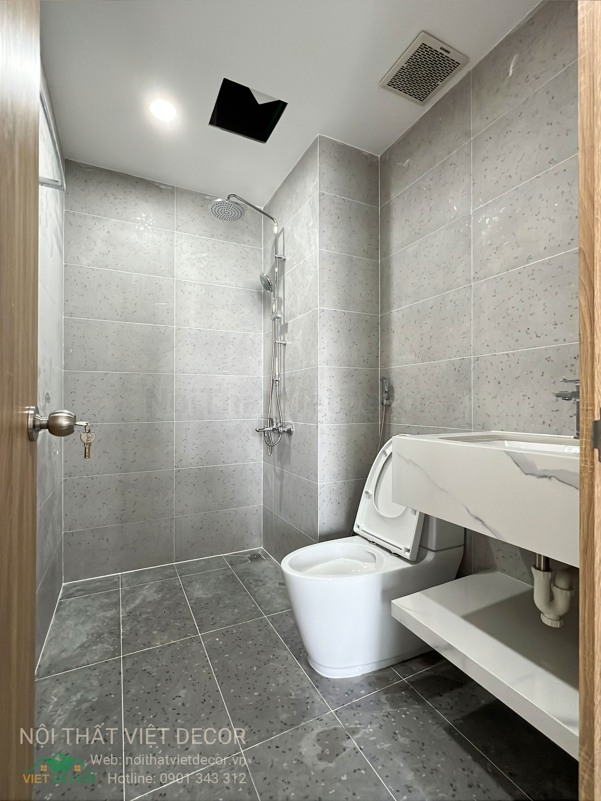 Nội Thất Việt Decor thiết kế thi công trang trí xây dựng hoàn thiện, nội thất căn hộ 2 phòng ngủ dự án chung cư Lavida Plus quận 7 tp HCM, thi công hoàn thiện