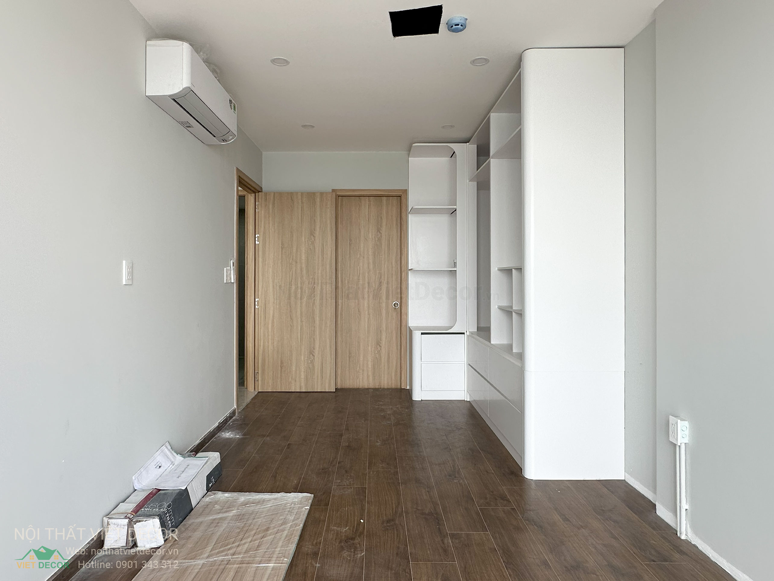 Nội Thất Việt Decor thiết kế thi công trang trí xây dựng hoàn thiện, nội thất căn hộ 2 phòng ngủ dự án chung cư Lavida Plus quận 7 tp HCM, lắp đặt nội thất