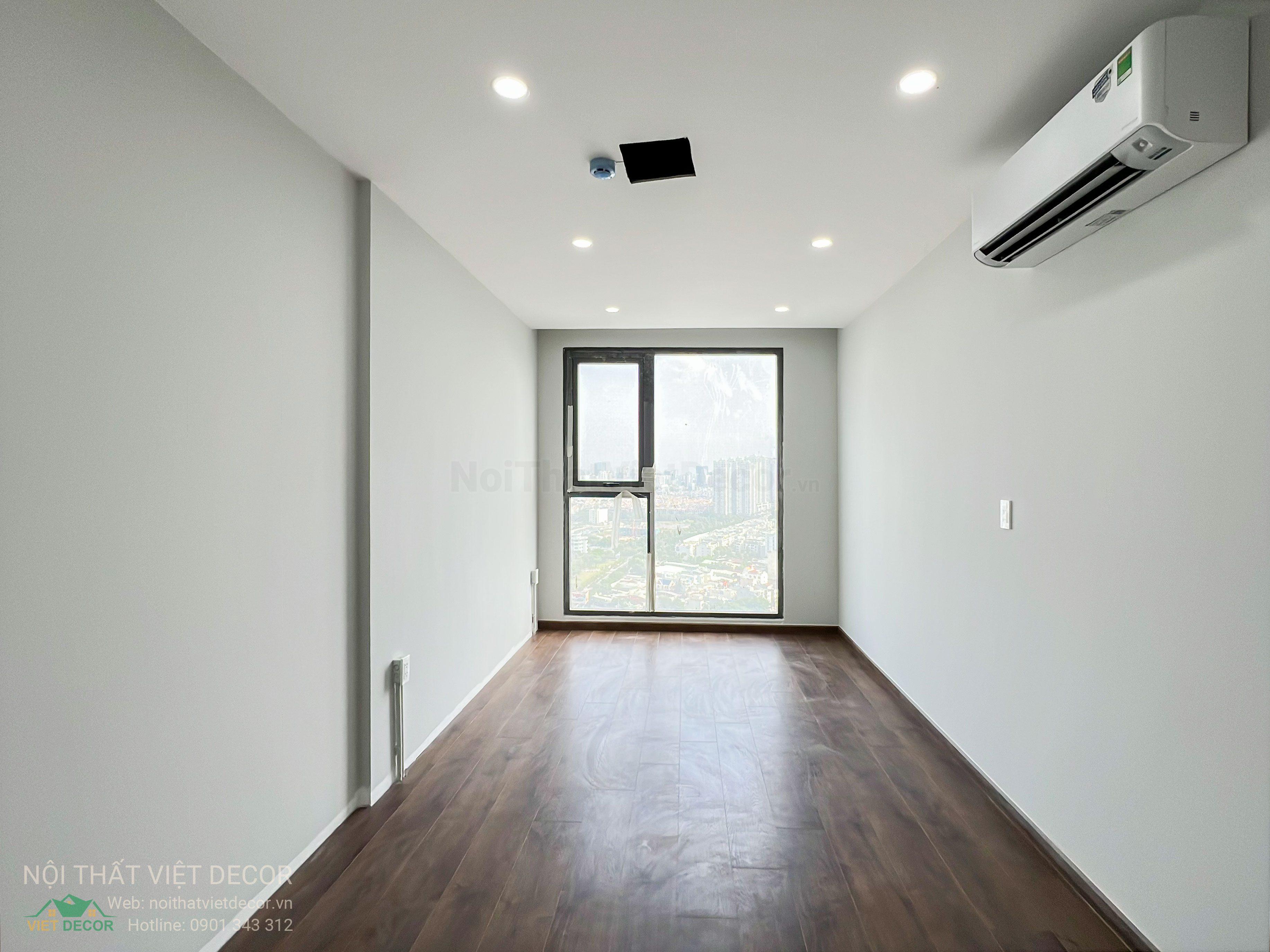 Nội Thất Việt Decor thiết kế thi công trang trí xây dựng hoàn thiện, nội thất căn hộ 2 phòng ngủ dự án chung cư Lavida Plus quận 7 tp HCM, hoàn thiện cơ bản