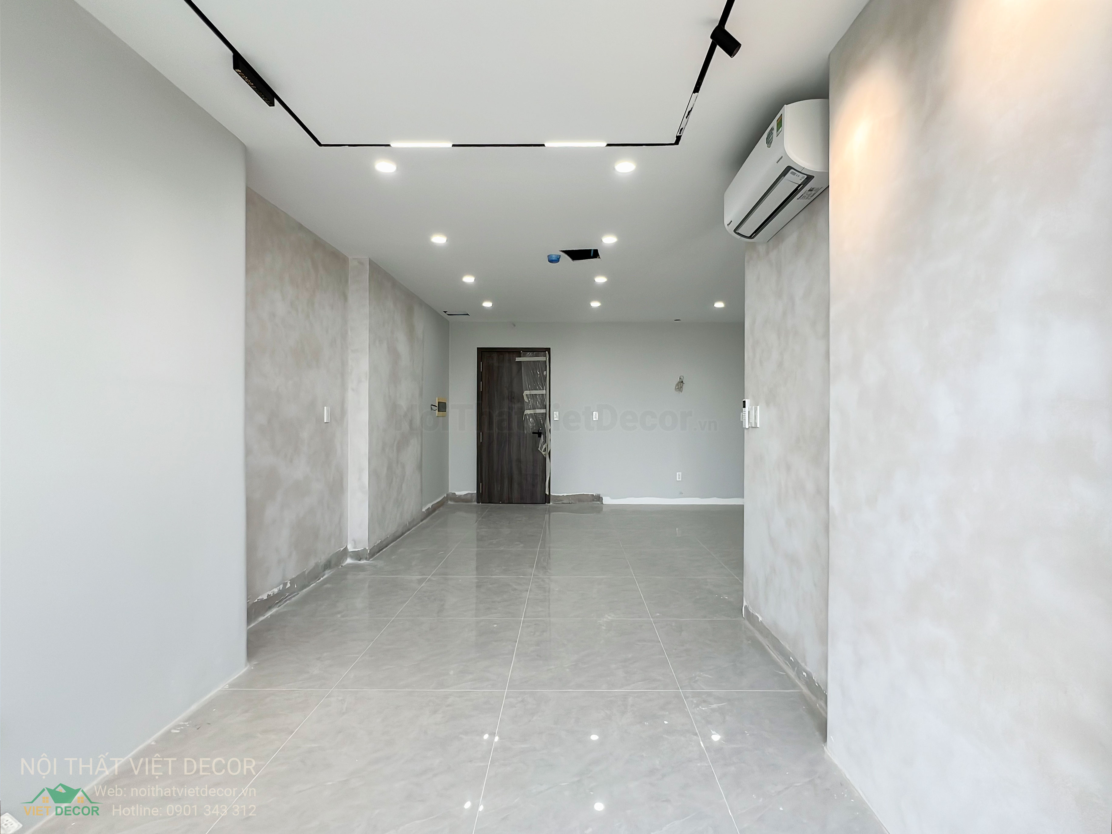 Nội Thất Việt Decor thiết kế thi công trang trí xây dựng hoàn thiện, nội thất căn hộ 2 phòng ngủ dự án chung cư Lavida Plus quận 7 tp HCM, hoàn thiện cơ bản