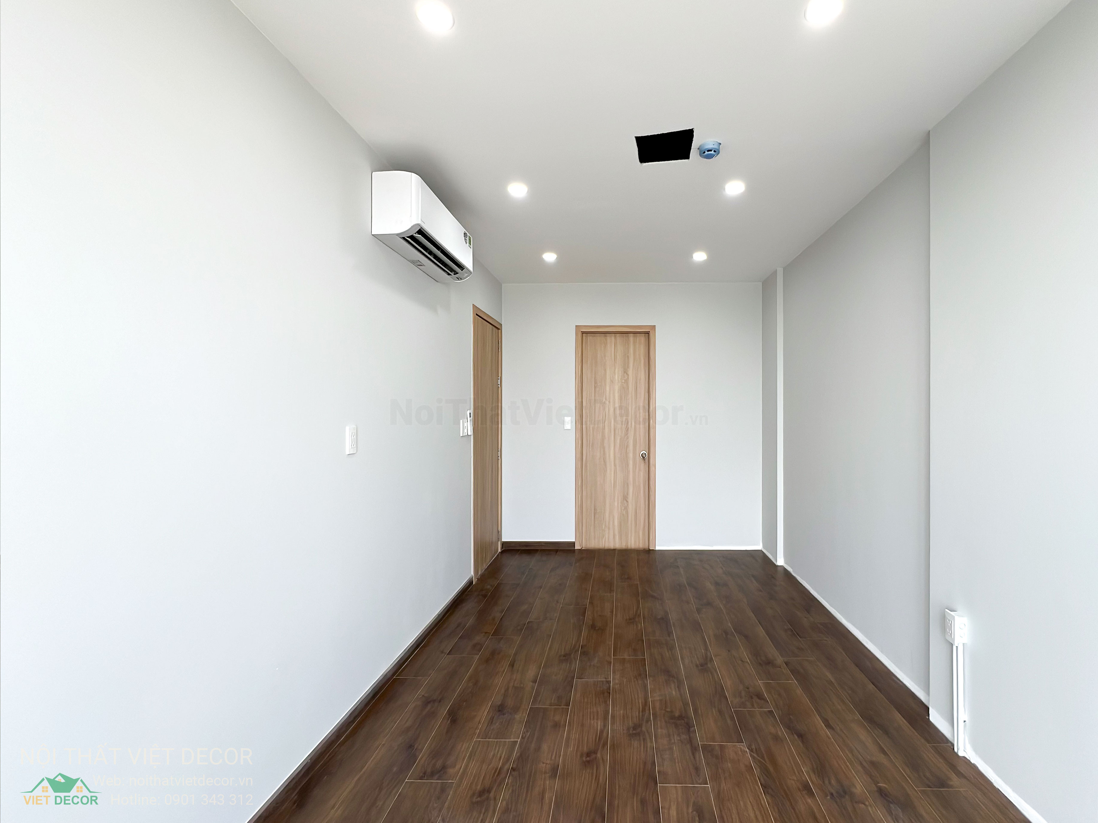 Nội Thất Việt Decor thiết kế thi công trang trí xây dựng hoàn thiện, nội thất căn hộ 2 phòng ngủ dự án chung cư Lavida Plus quận 7 tp HCM, hoàn thiện cơ bản