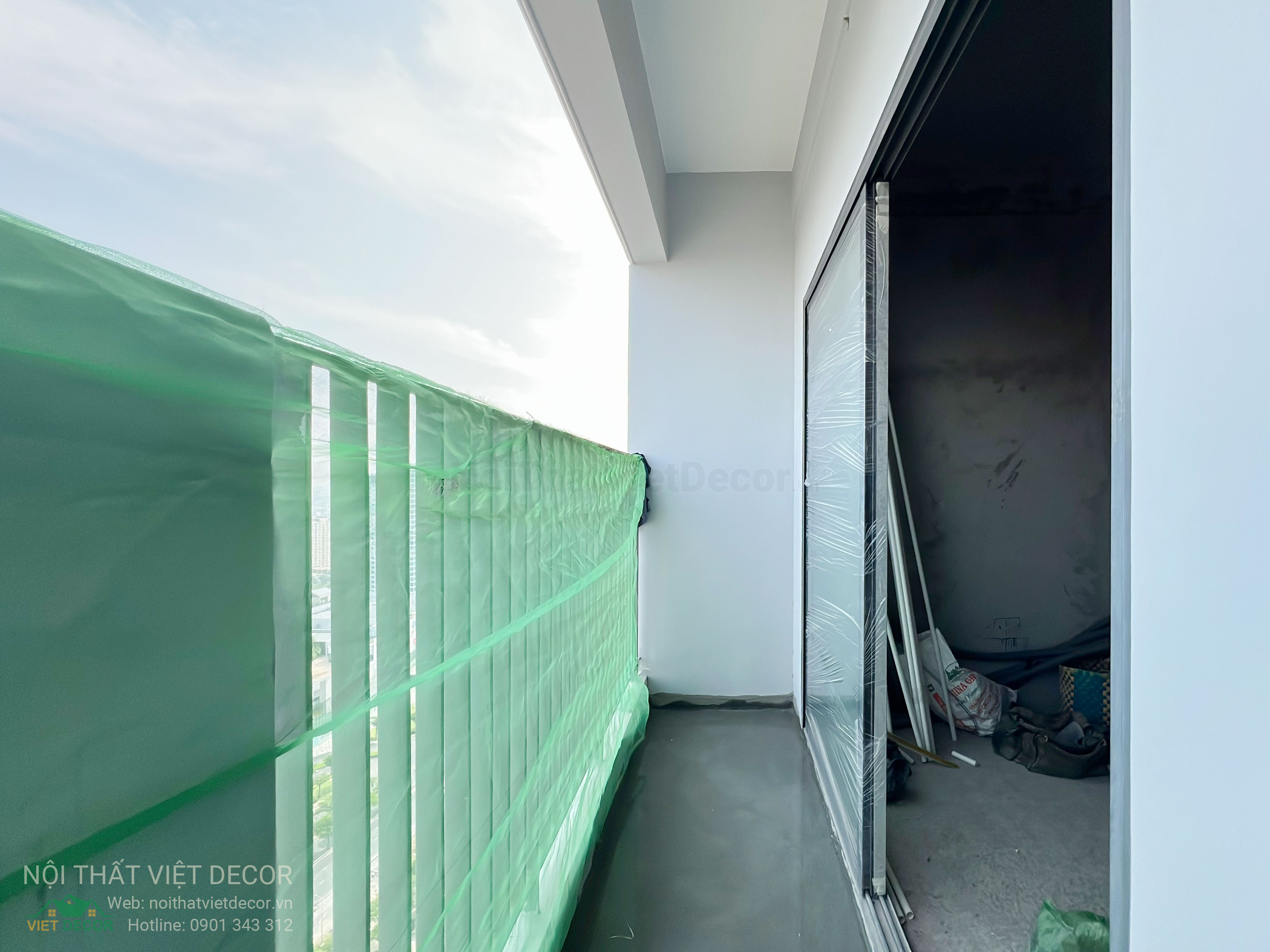 Nội Thất Việt Decor thiết kế thi công trang trí xây dựng hoàn thiện, nội thất căn hộ 2 phòng ngủ dự án chung cư Lavida Plus quận 7 tp HCM, hoàn thiện cơ bản