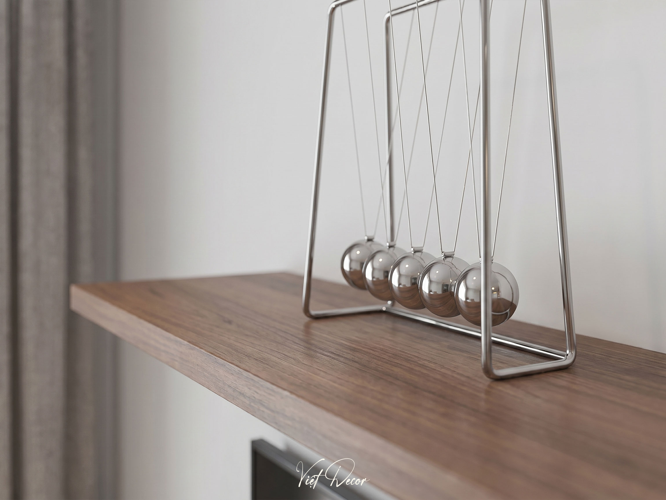 Nội Thất Việt Decor thiết kế thi công nội thất căn hộ 2 phòng ngủ chung cư Victoria Village Tp HCM, đợt treo tường