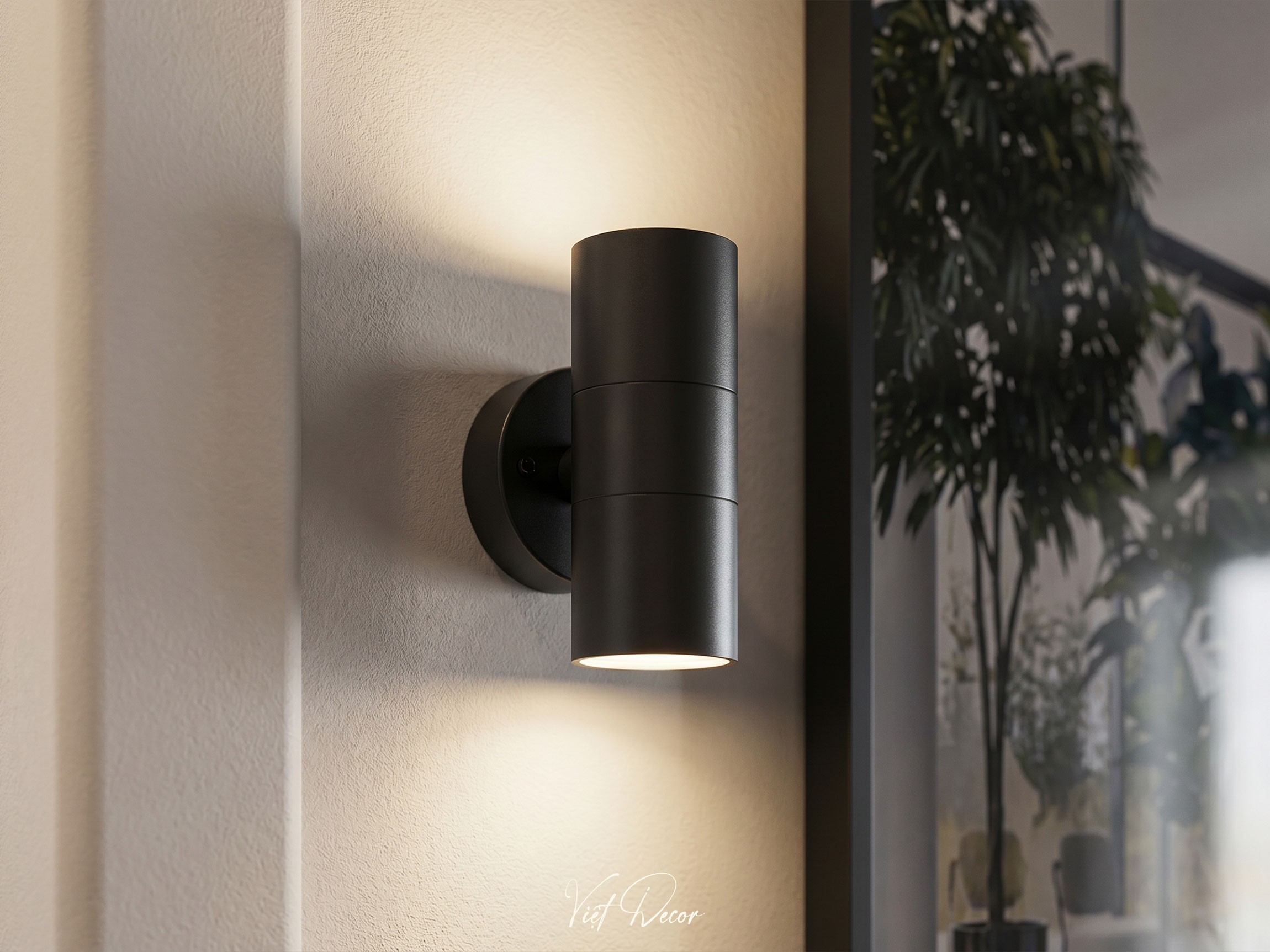 Nội Thất Việt Decor thiết kế thi công nội thất căn hộ 2 phòng ngủ chung cư Victoria Village Tp HCM, đèn tường