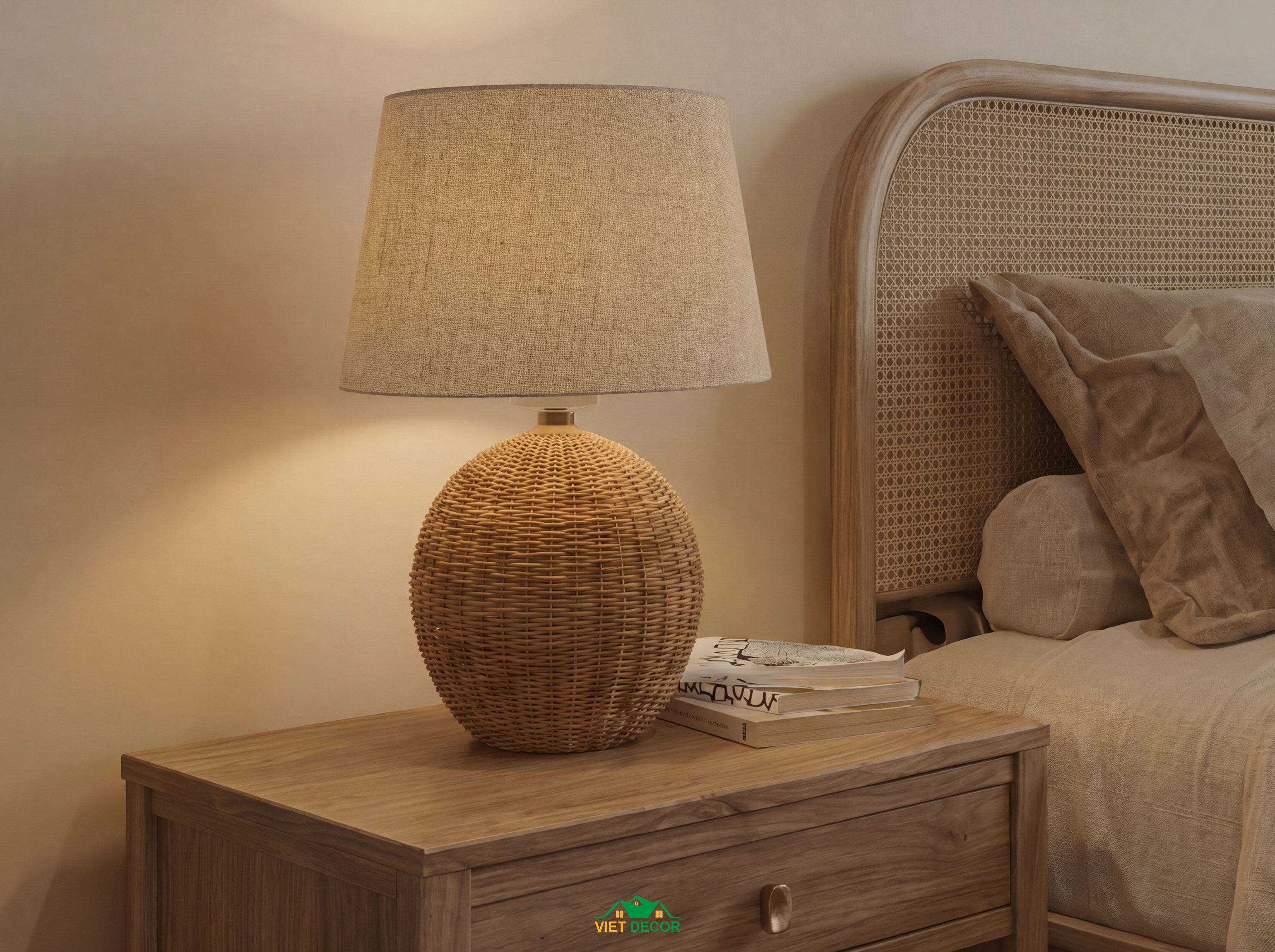 Nội Thất Việt Decor thiết kế thi công nội thất phòng ngủ master căn hộ 2 phòng ngủ chung cư Victoria Village TP HCM