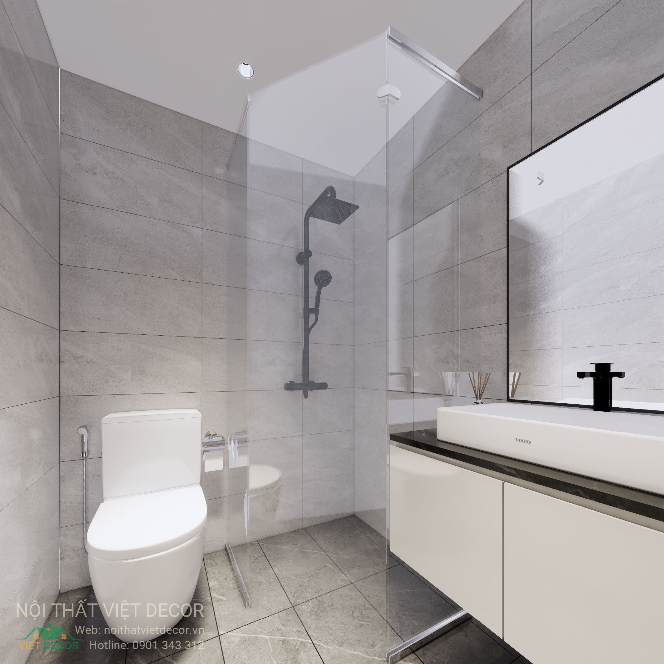 Nội Thất Việt Decor thiết kế thi công trang trí xây dựng hoàn thiện, nội thất căn hộ 3 phòng ngủ dự án chung cư Lavida Plus quận 7 phường Tân Hưng tp HCM