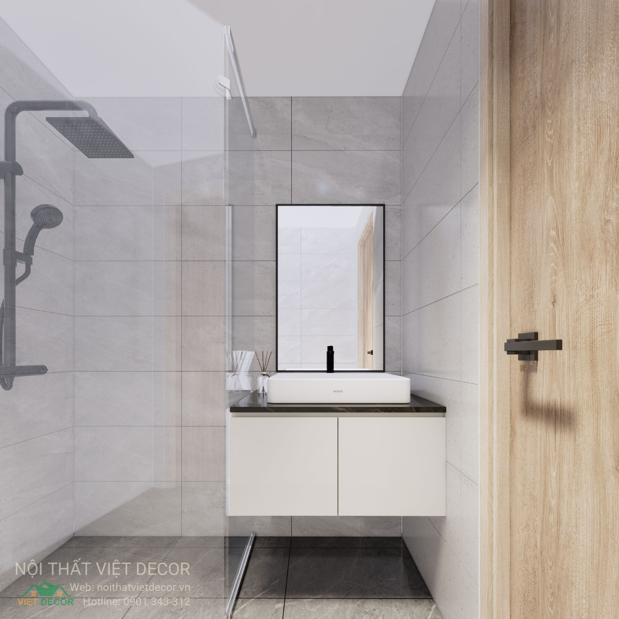 Nội Thất Việt Decor thiết kế thi công trang trí xây dựng hoàn thiện, nội thất căn hộ 3 phòng ngủ dự án chung cư Lavida Plus quận 7 phường Tân Hưng tp HCM
