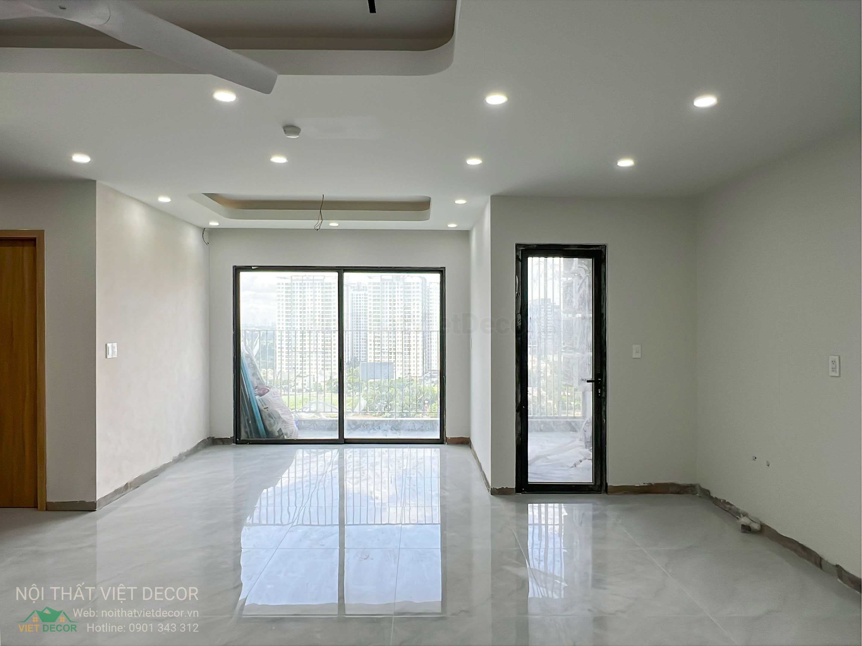 Nội Thất Việt Decor thiết kế thi công trang trí xây dựng hoàn thiện, nội thất căn hộ 3 phòng ngủ dự án chung cư Lavida Plus quận 7 phường Tân Hưng tp HCM nghiệm thu hoàn thiện