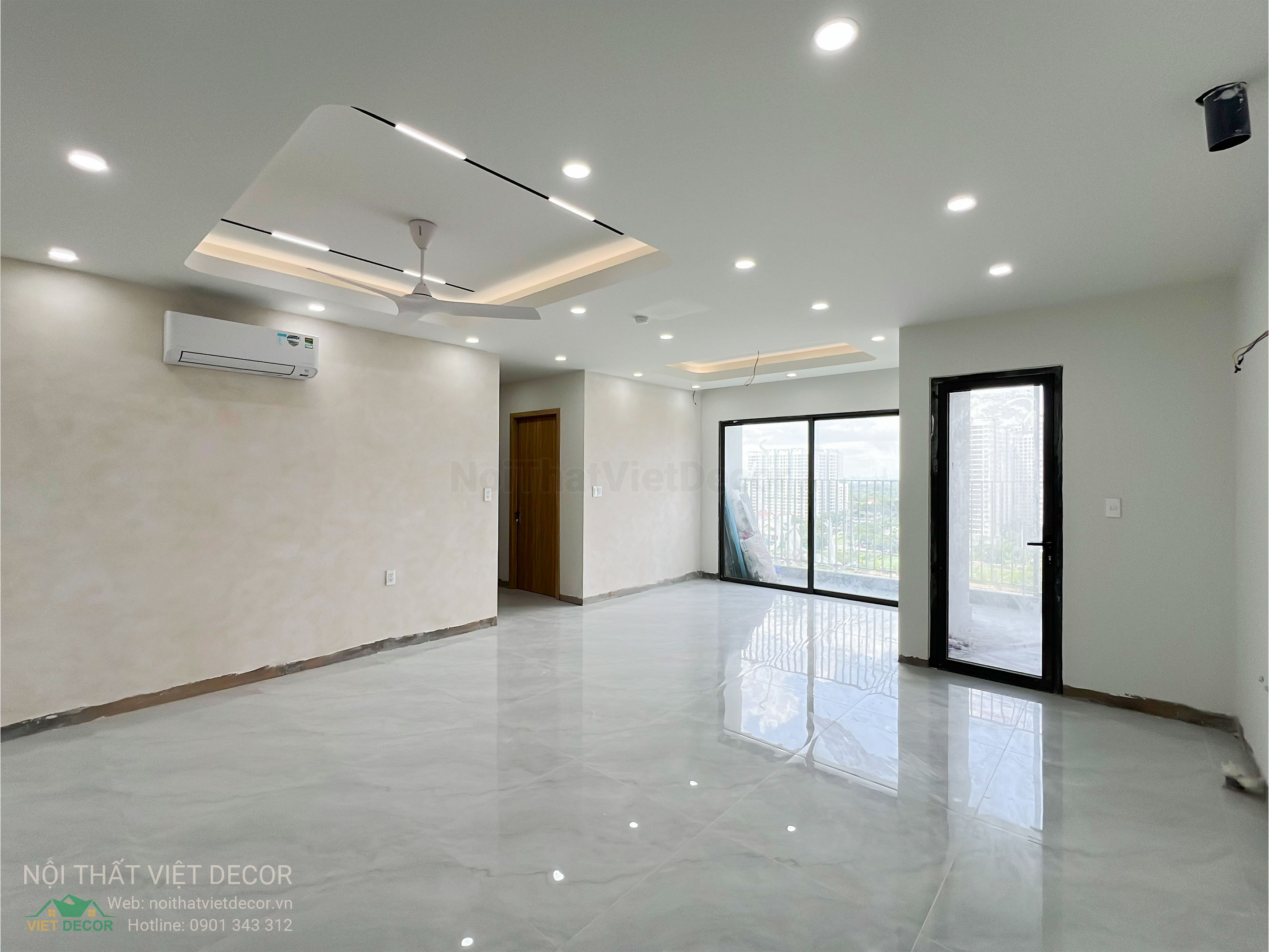 Nội Thất Việt Decor thiết kế thi công trang trí xây dựng hoàn thiện, nội thất căn hộ 3 phòng ngủ dự án chung cư Lavida Plus quận 7 phường Tân Hưng tp HCM nghiệm thu hoàn thiện