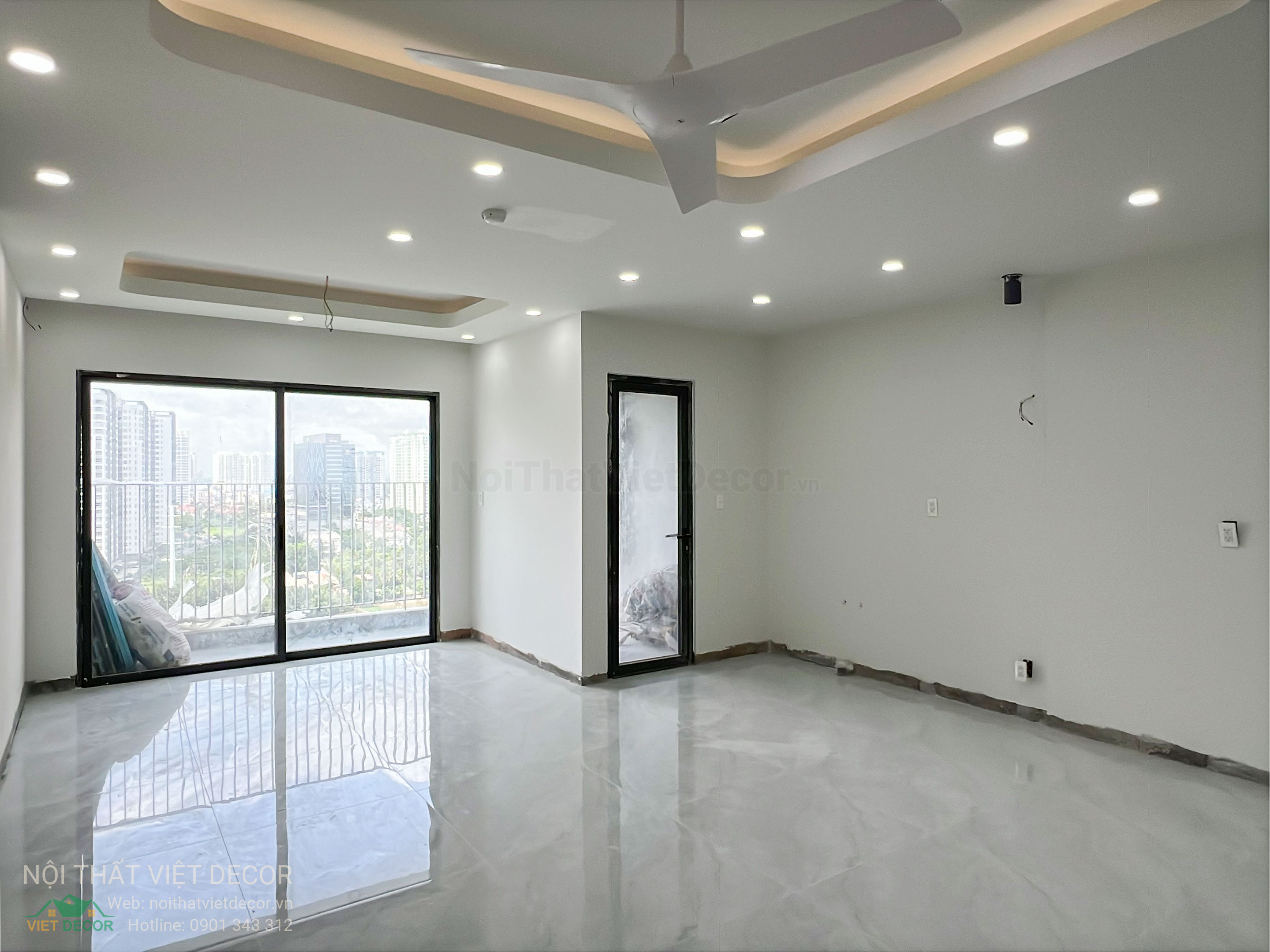 Nội Thất Việt Decor thiết kế thi công trang trí xây dựng hoàn thiện, nội thất căn hộ 3 phòng ngủ dự án chung cư Lavida Plus quận 7 phường Tân Hưng tp HCM nghiệm thu hoàn thiện