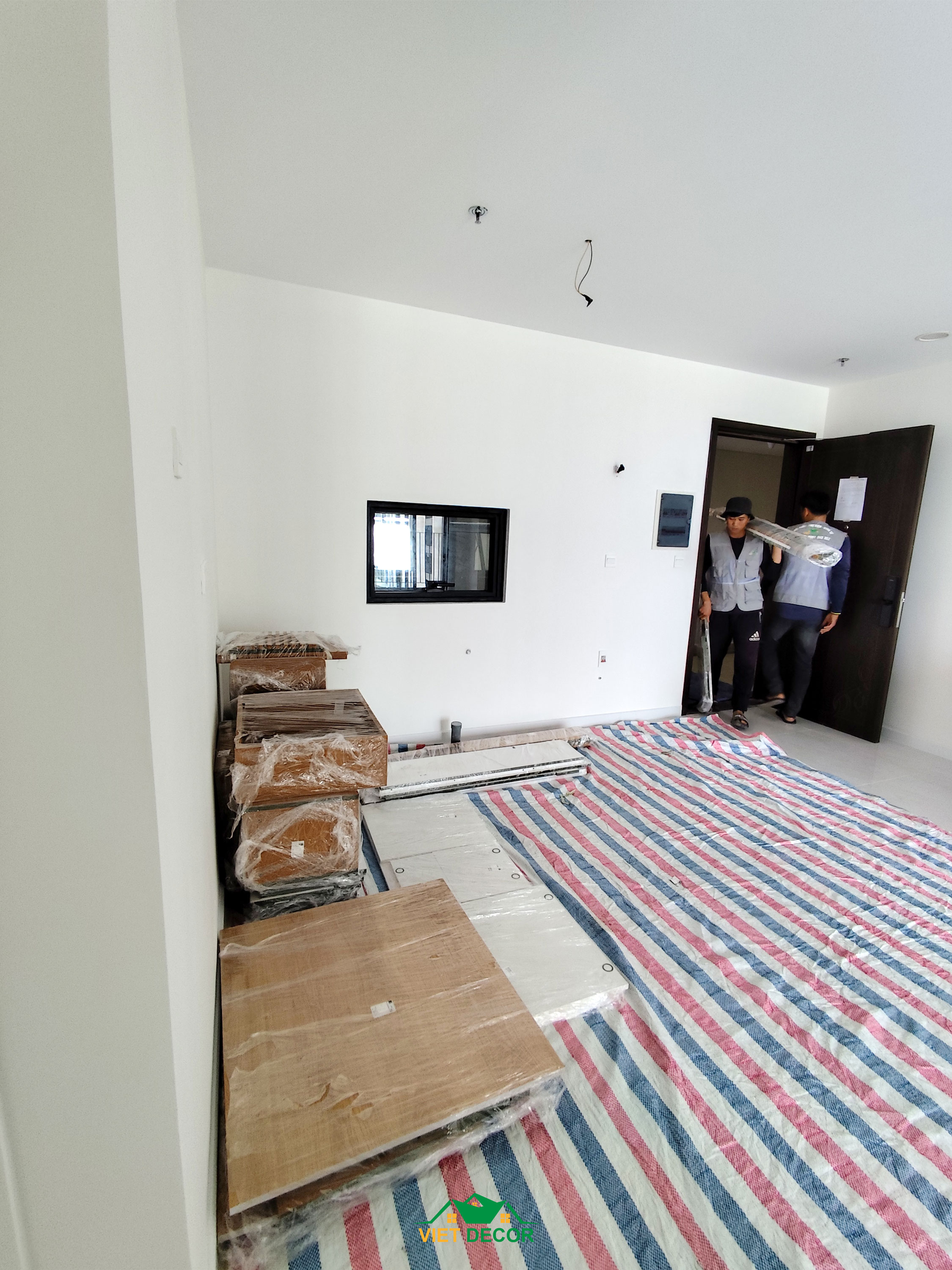 Nội Thất Việt Decor thiết kế, thi công nội thất hiện đại căn hộ 3 phòng ngủ chung cư Victoria Village TPHCM, thi công lắp đặt