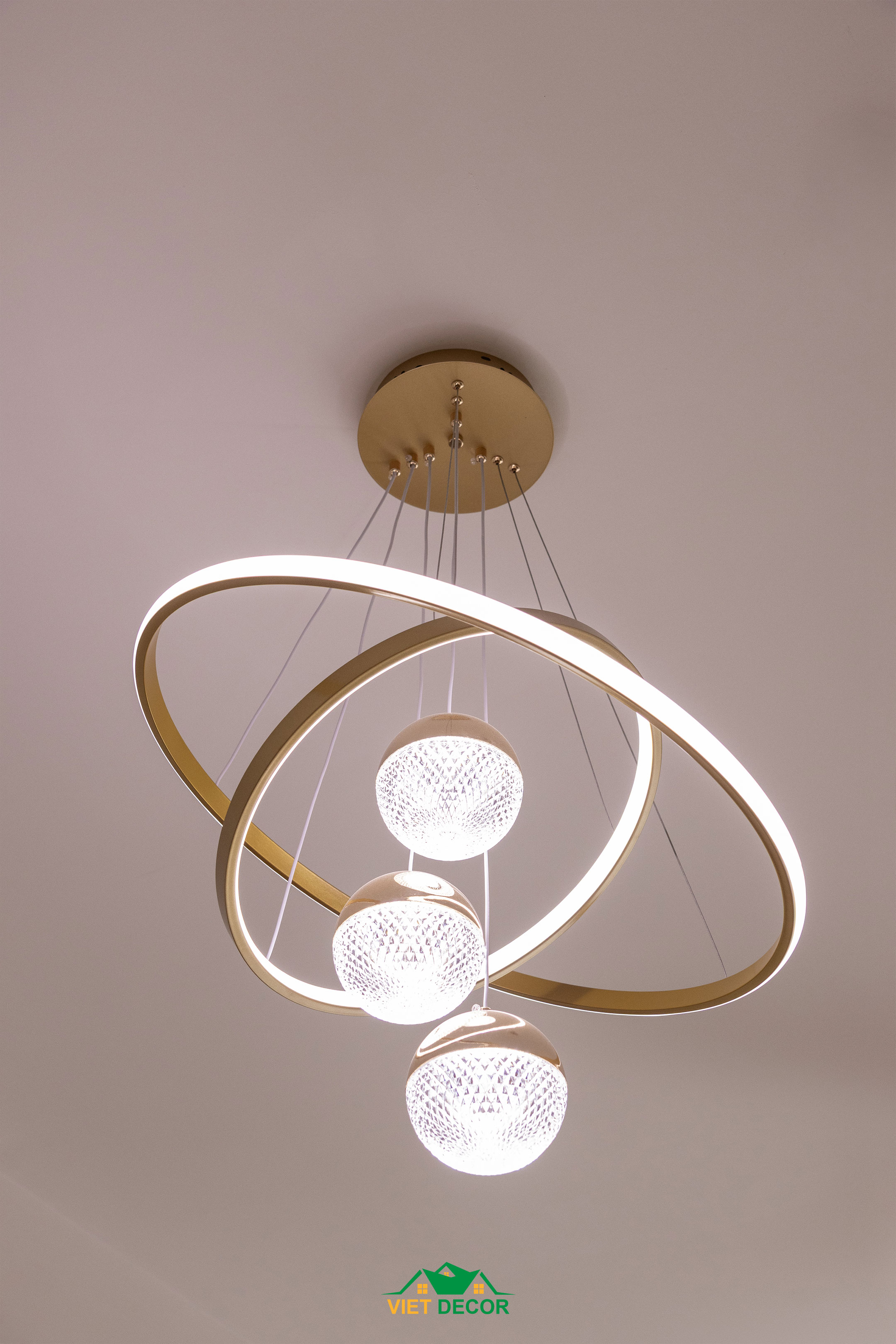 Nội Thất Việt Decor thiết kế, thi công nội thất hiện đại căn hộ 3 phòng ngủ chung cư Victoria Village TPHCM
