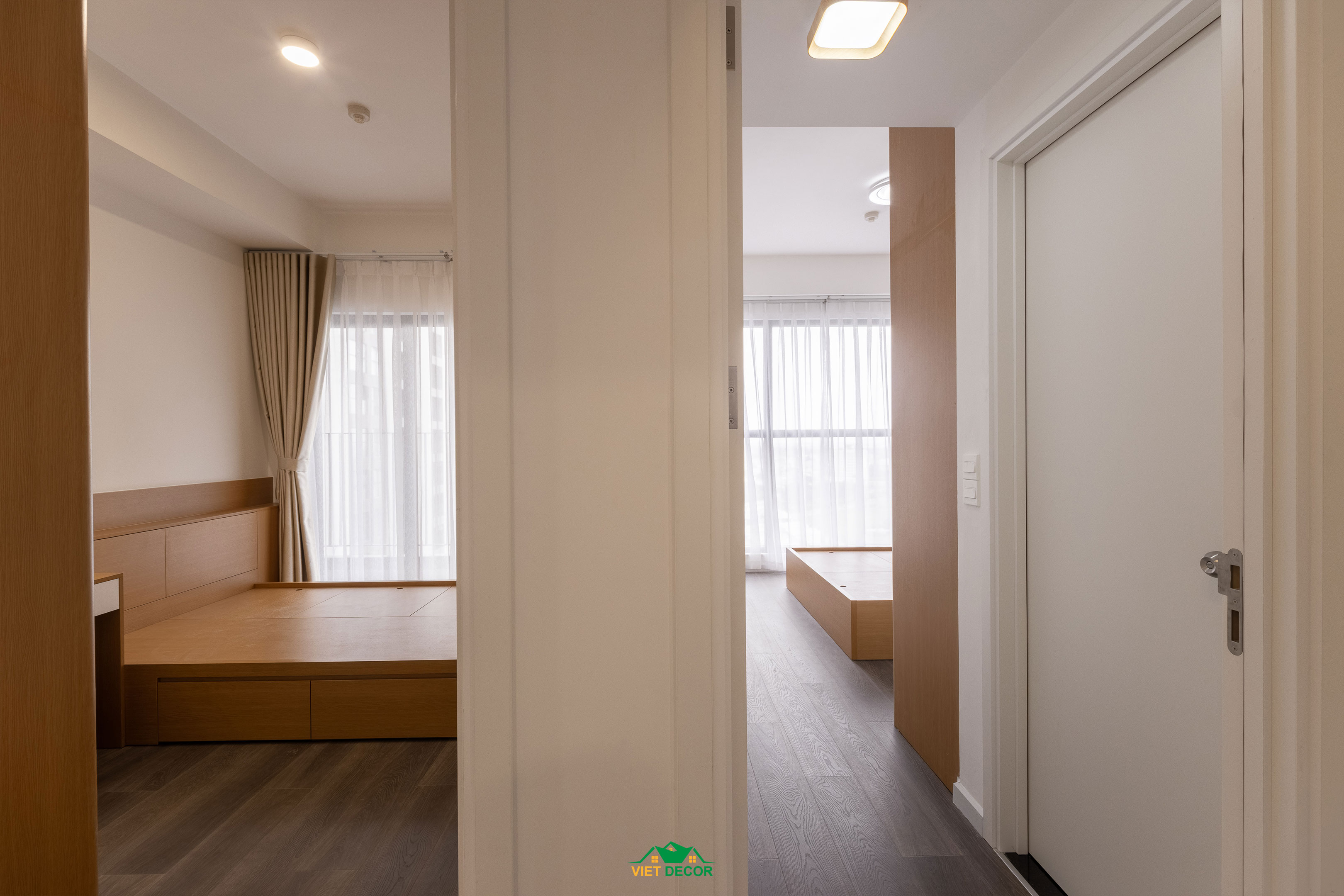 Nội Thất Việt Decor thiết kế, thi công nội thất hiện đại căn hộ 3 phòng ngủ chung cư Victoria Village TPHCM