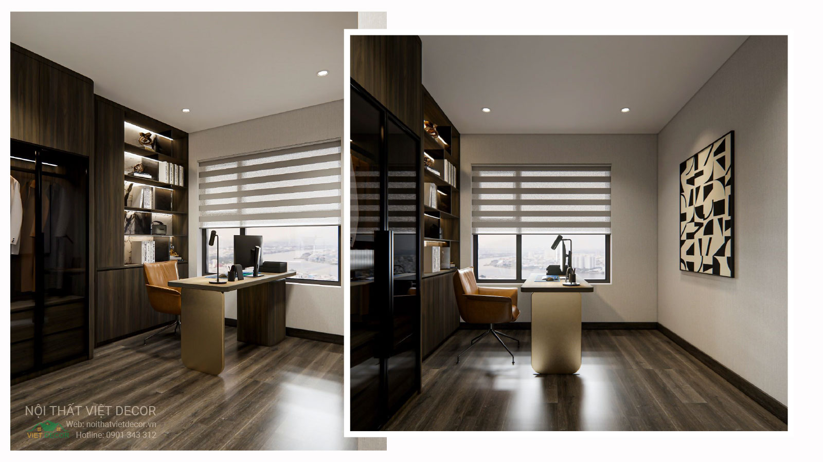 Nội Thất Việt Decor thiết kế thi công trang trí nội thất, tủ bếp nhôm kính căn hộ 3 phòng ngủ chung cư Glory Heights Vinhomes Grand Park quận 9 TP HCM, hồ sơ thiết kế