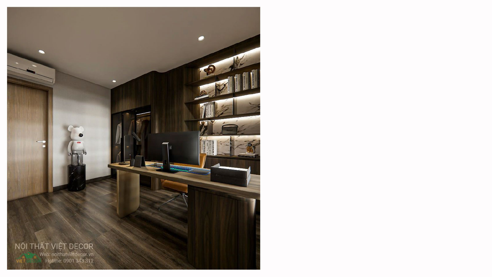 Nội Thất Việt Decor thiết kế thi công trang trí nội thất, tủ bếp nhôm kính căn hộ 3 phòng ngủ chung cư Glory Heights Vinhomes Grand Park quận 9 TP HCM, hồ sơ thiết kế