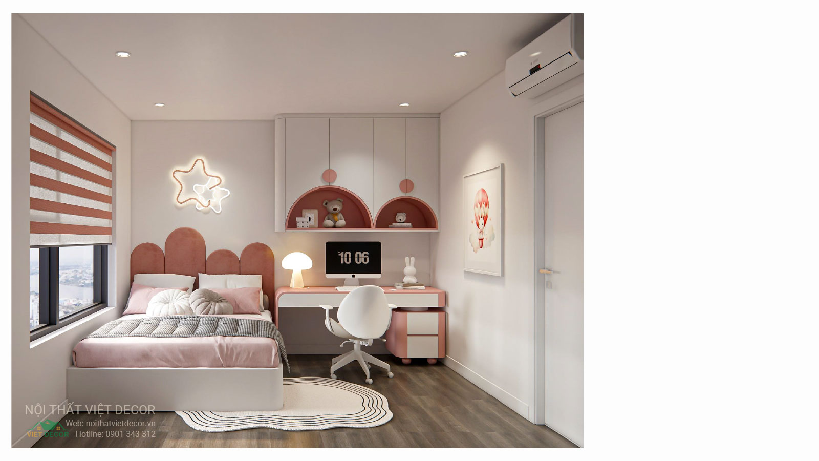 Nội Thất Việt Decor thiết kế thi công trang trí nội thất, tủ bếp nhôm kính căn hộ 3 phòng ngủ chung cư Glory Heights Vinhomes Grand Park quận 9 TP HCM, hồ sơ thiết kế
