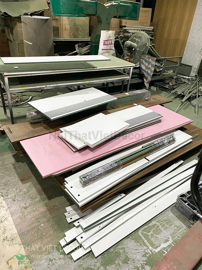 Nội Thất Việt Decor thiết kế thi công trang trí nội thất, tủ bếp nhôm kính căn hộ 3 phòng ngủ chung cư Glory Heights Vinhomes Grand Park quận 9 TP HCM