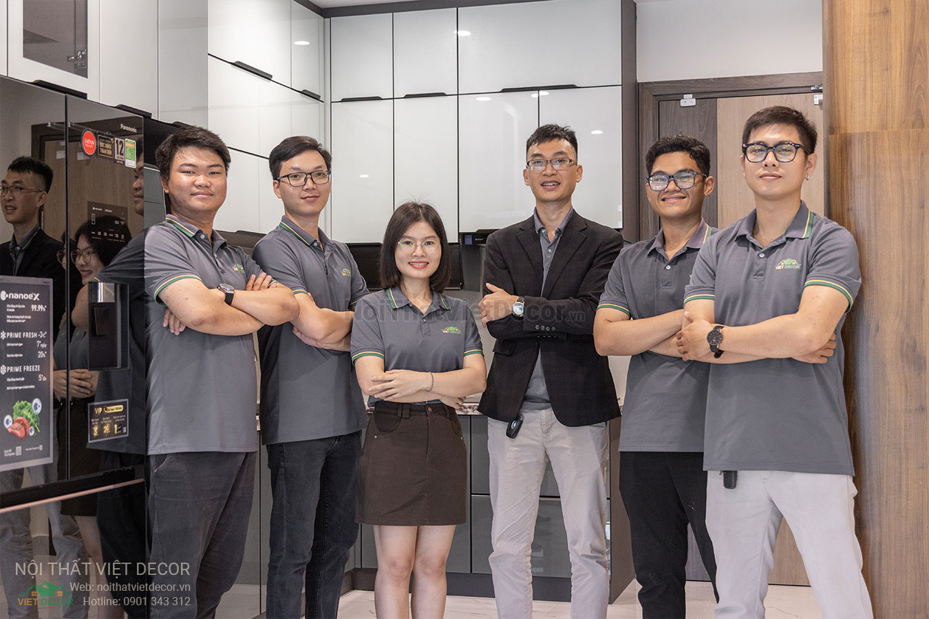 Nội Thất Việt Decor thiết kế thi công trang trí nội thất, tủ bếp nhôm kính căn hộ 3 phòng ngủ chung cư Glory Heights Vinhomes Grand Park quận 9 TP HCM