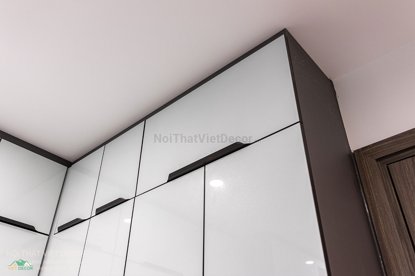 Nội Thất Việt Decor thiết kế thi công trang trí nội thất, tủ bếp nhôm kính căn hộ 3 phòng ngủ chung cư Glory Heights Vinhomes Grand Park quận 9 TP HCM, tủ bếp hợp kim nhôm cánh kính