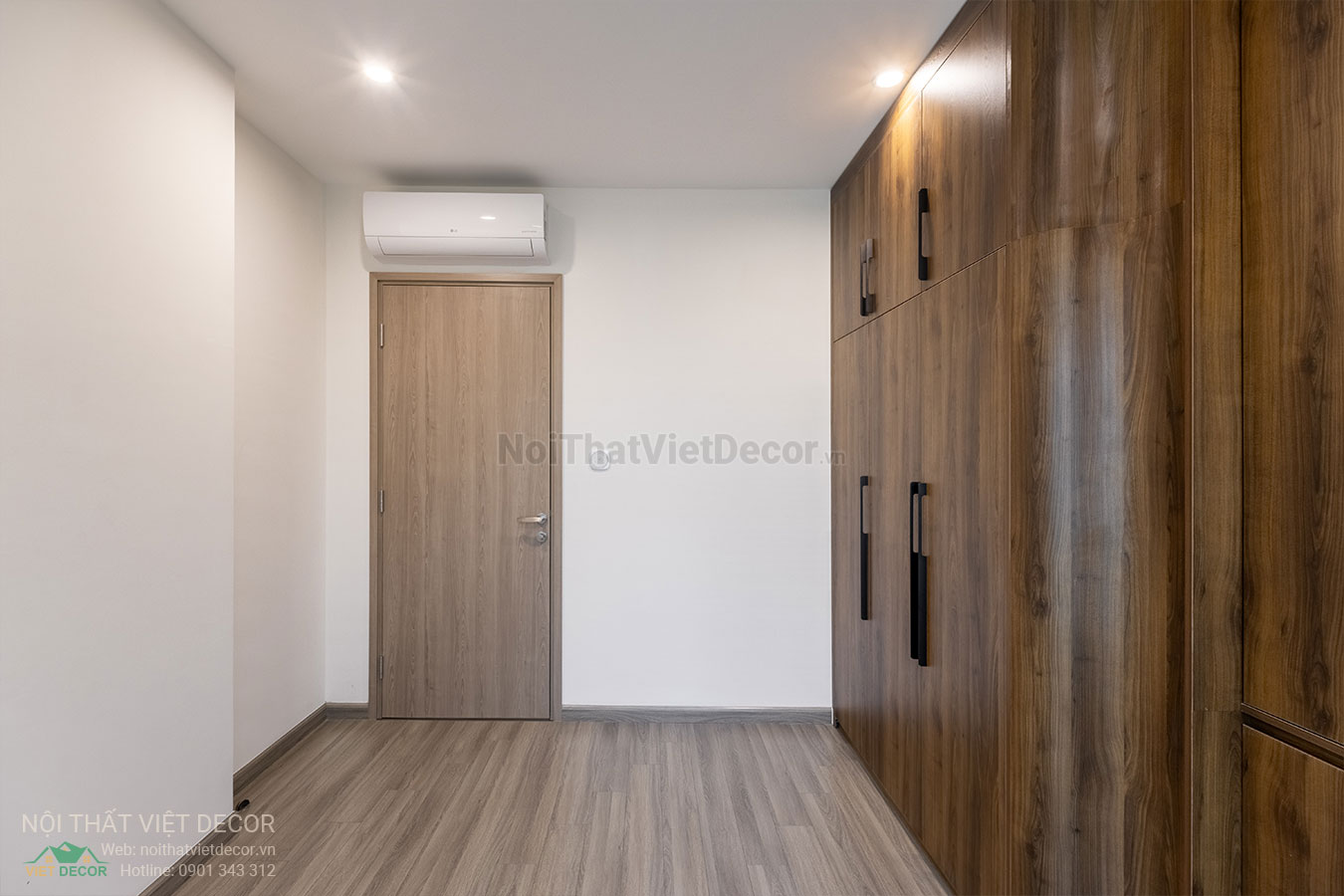 Nội Thất Việt Decor thiết kế thi công trang trí nội thất, tủ bếp nhôm kính căn hộ 3 phòng ngủ chung cư Glory Heights Vinhomes Grand Park quận 9 TP HCM, phòng làm việc