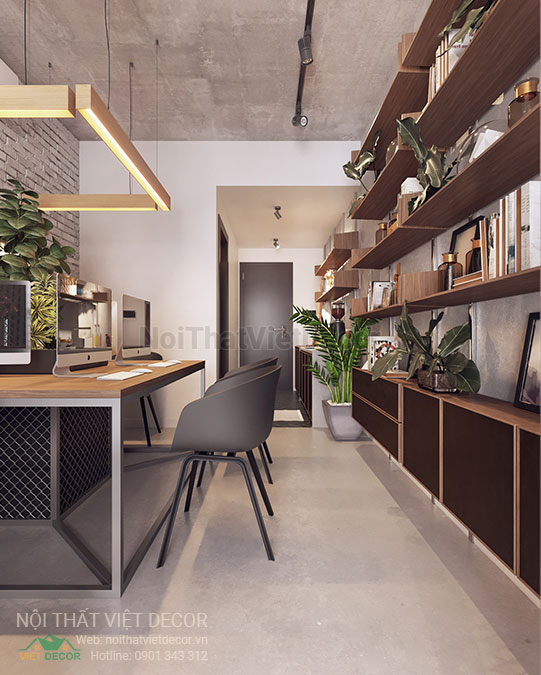 Nội thất Việt Decor thiết kế thi công nội thất căn hộ officetel làm văn phòng, nhà ở