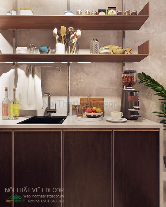 Nội thất Việt Decor thiết kế thi công nội thất căn hộ officetel làm văn phòng, nhà ở