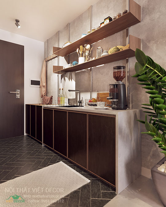 Nội thất Việt Decor thiết kế thi công nội thất căn hộ officetel làm văn phòng, nhà ở