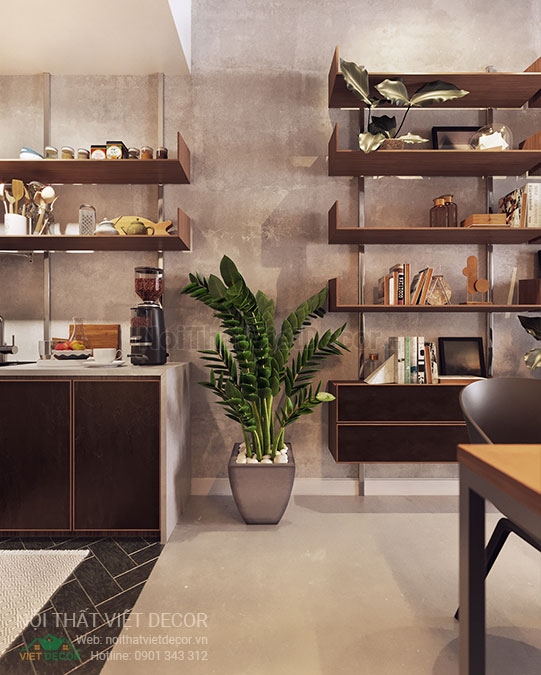 Nội thất Việt Decor thiết kế thi công nội thất căn hộ officetel làm văn phòng, nhà ở