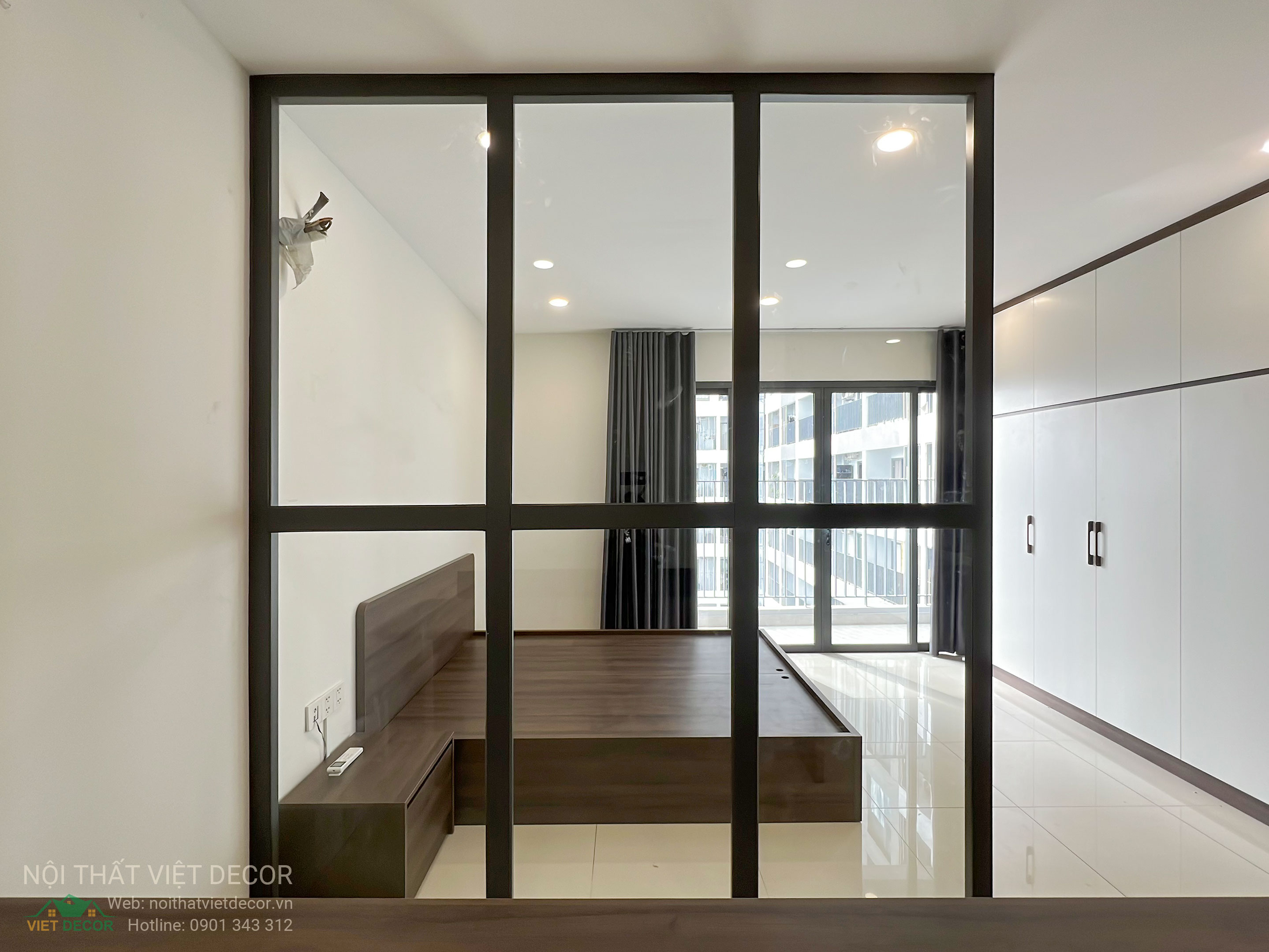 Nội thất Việt Decor thiết kế thi công nội thất căn hộ officetel chung cư Lavida Plus phường Tân Hừng Tp HCM