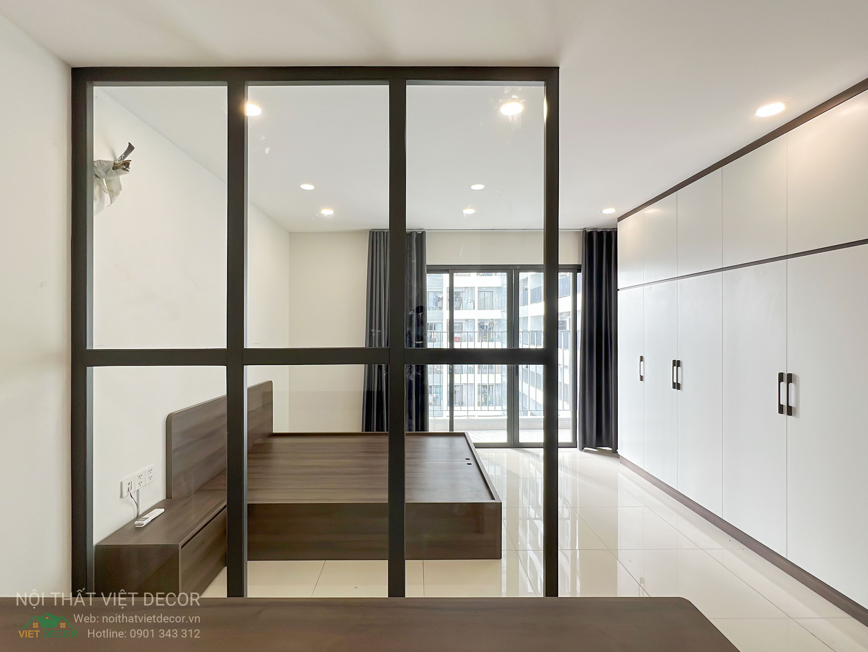 Nội thất Việt Decor thiết kế thi công nội thất căn hộ officetel chung cư Lavida Plus phường Tân Hừng Tp HCM
