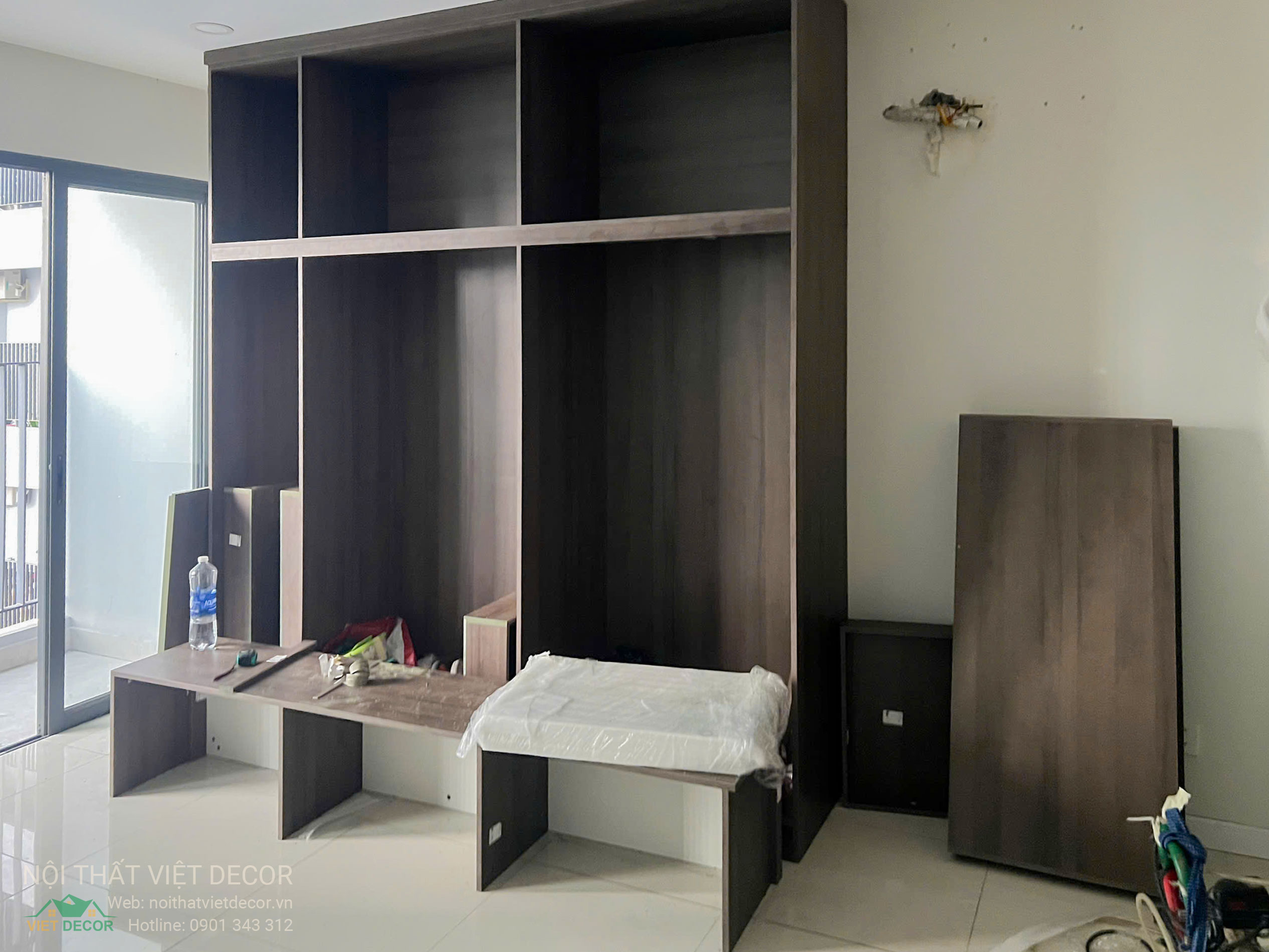 Nội thất Việt Decor thiết kế thi công nội thất căn hộ officetel chung cư Lavida Plus phường Tân Hừng Tp HCM