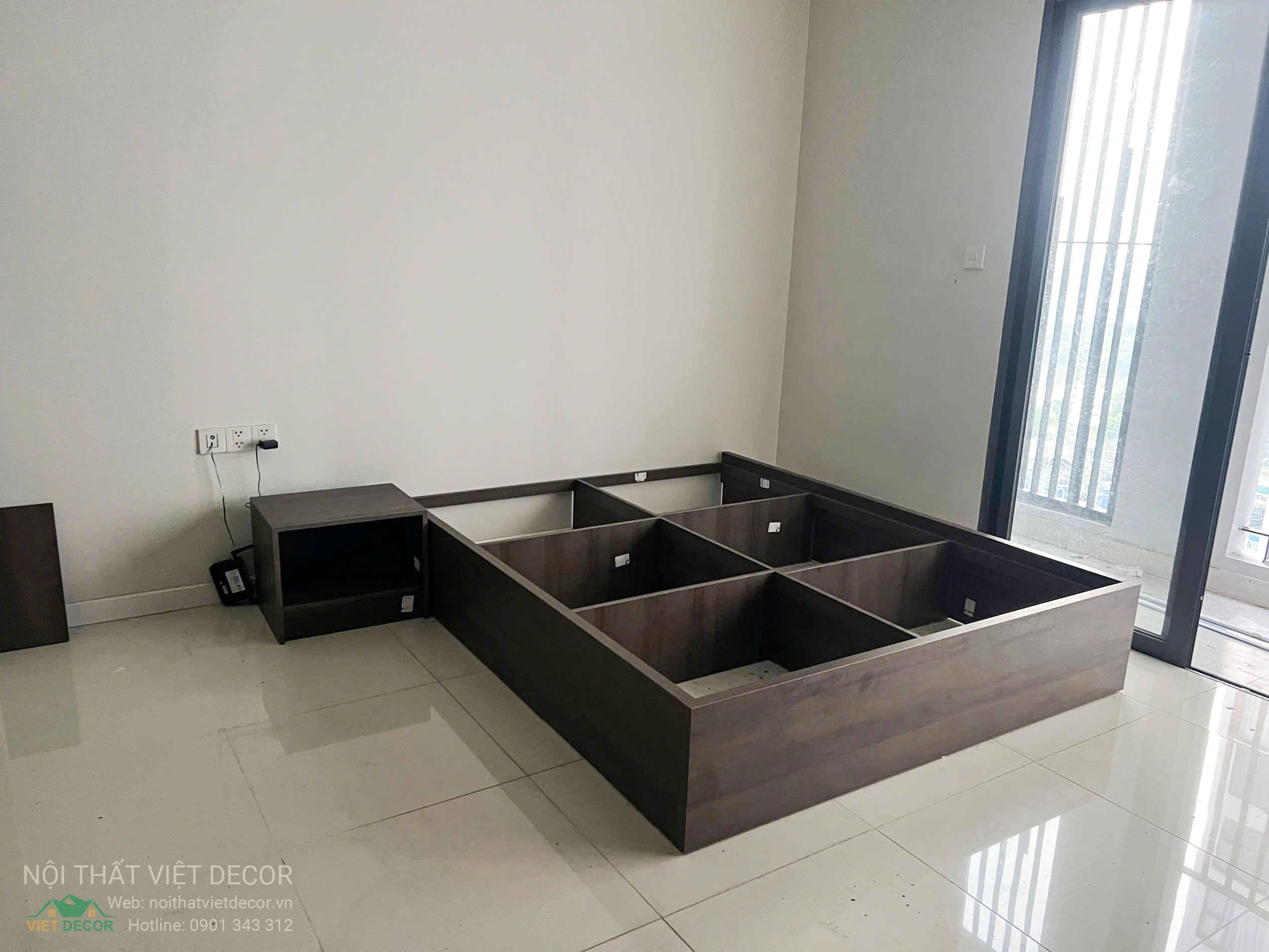 Nội thất Việt Decor thiết kế thi công nội thất căn hộ officetel chung cư Lavida Plus phường Tân Hừng Tp HCM