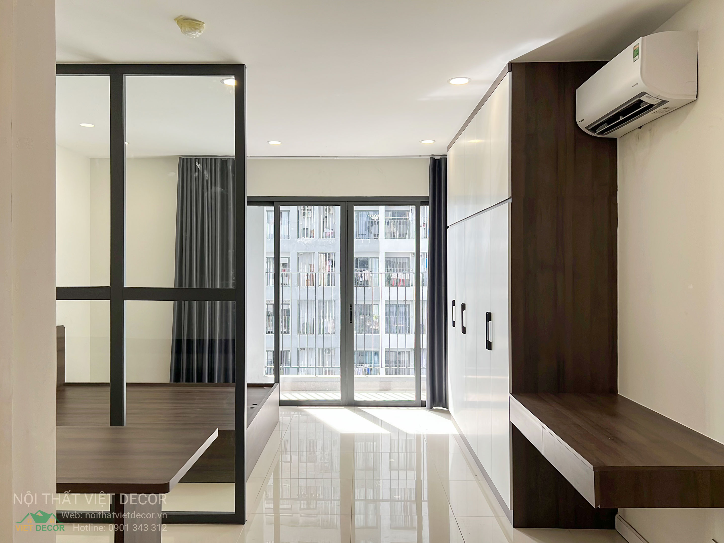 Nội thất Việt Decor thiết kế thi công nội thất căn hộ officetel chung cư Lavida Plus phường Tân Hừng Tp HCM