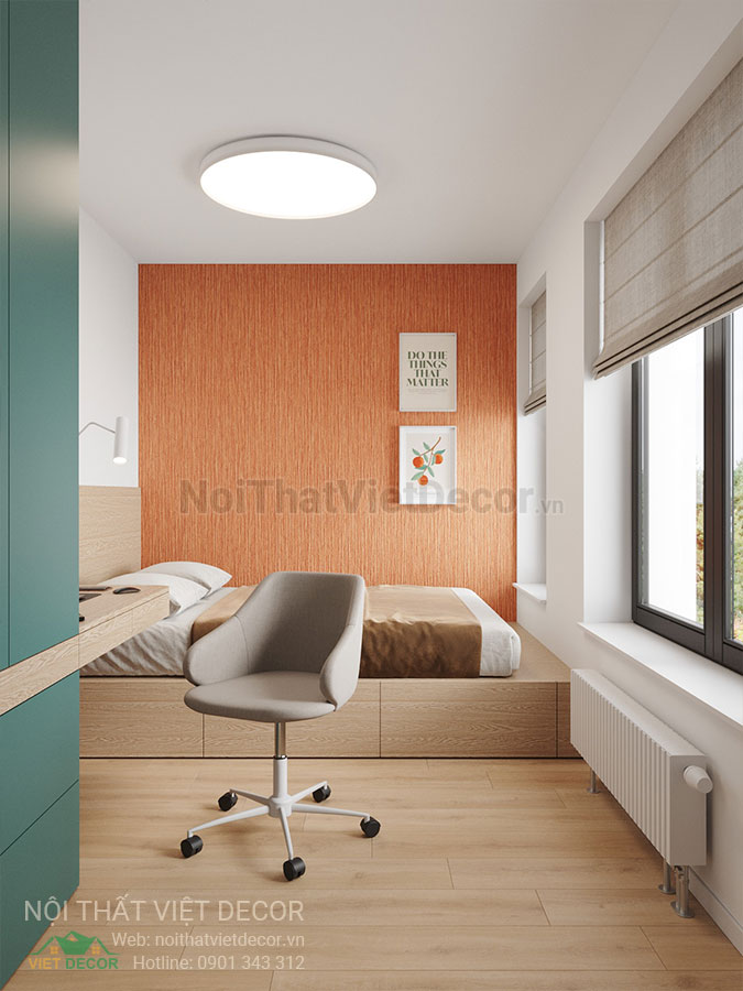 Nội Thất Việt Decor thiết kế thi công nội thất căn hộ phong cách color block