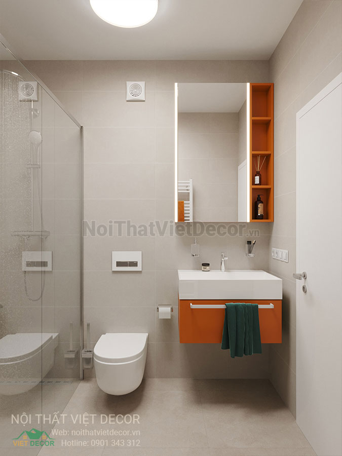 Nội Thất Việt Decor thiết kế thi công nội thất căn hộ phong cách color block