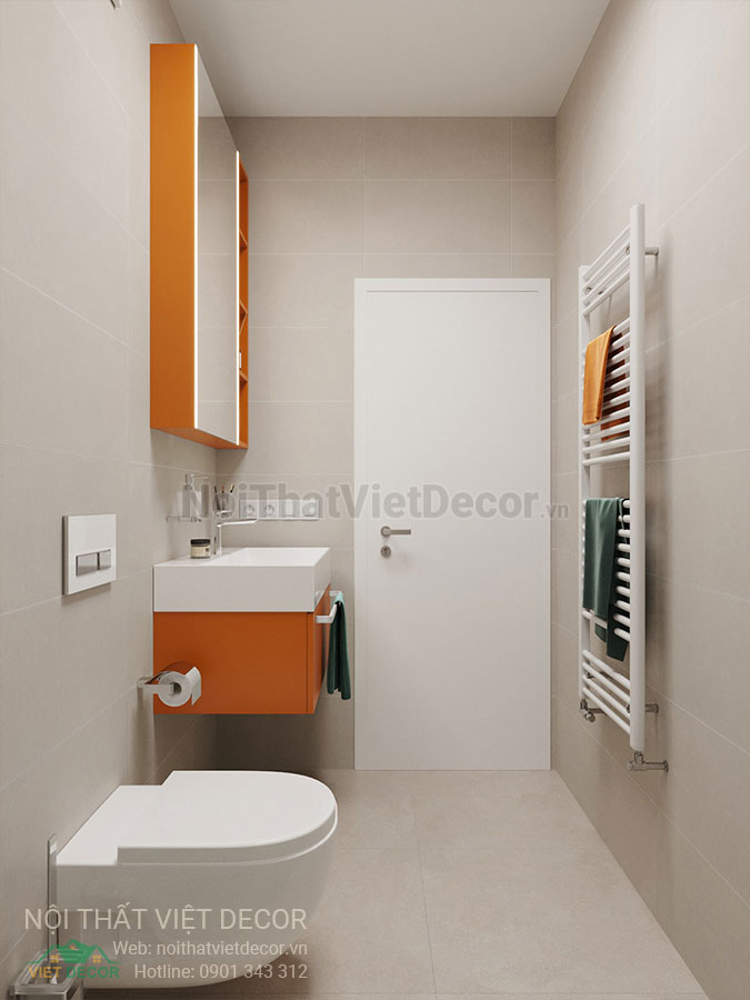 Nội Thất Việt Decor thiết kế thi công nội thất căn hộ phong cách color block