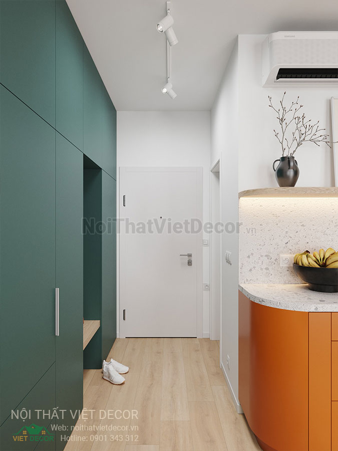 Nội Thất Việt Decor thiết kế thi công nội thất căn hộ phong cách color block