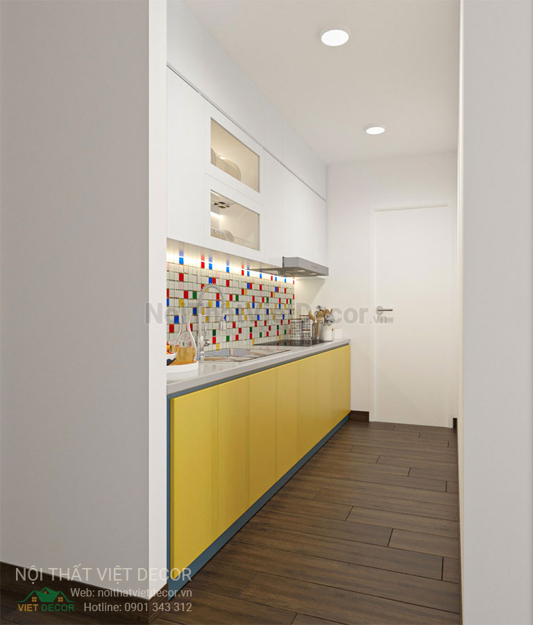 Nội Thất Việt Decor thiết kế thi công nội thất căn hộ phong cách color block