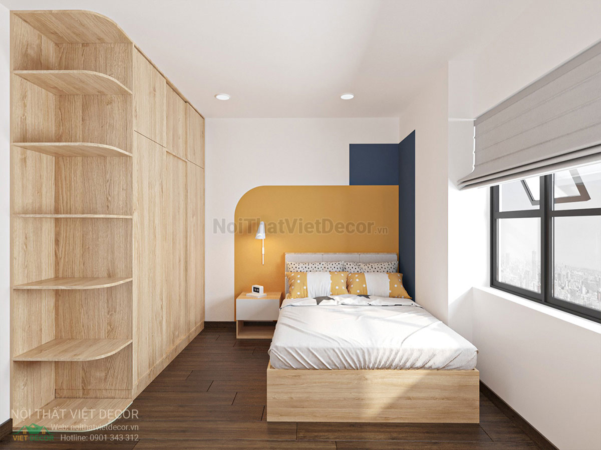 Nội Thất Việt Decor thiết kế thi công nội thất căn hộ phong cách color block