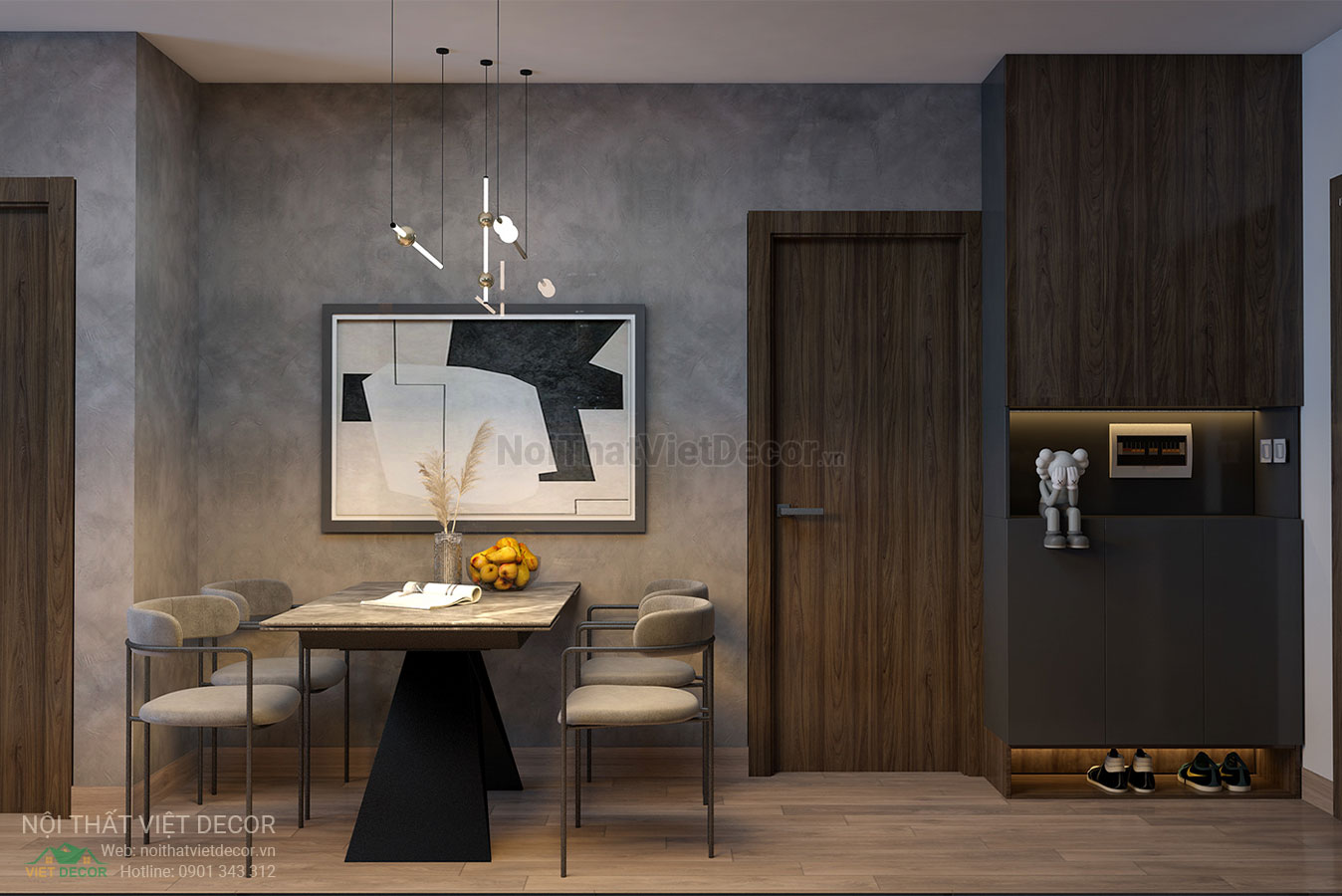 Nội Thất Việt Decor thiết kế thi công nội thất căn hộ phong cách hiện đại modern